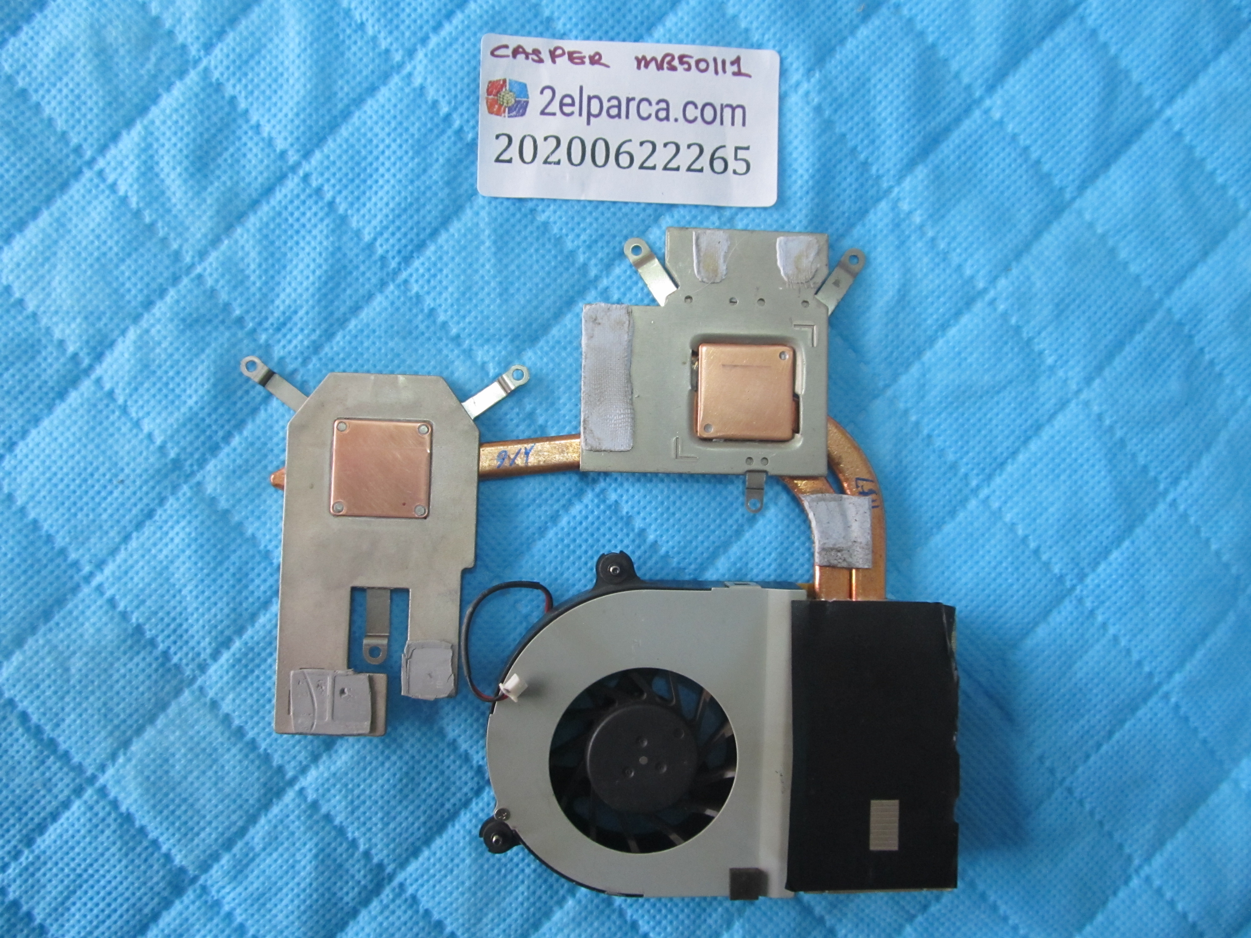 CASPER Casper mb50ii1 fan bakir soğutucu (heatsink) orjinal ürün küçük görsel 2