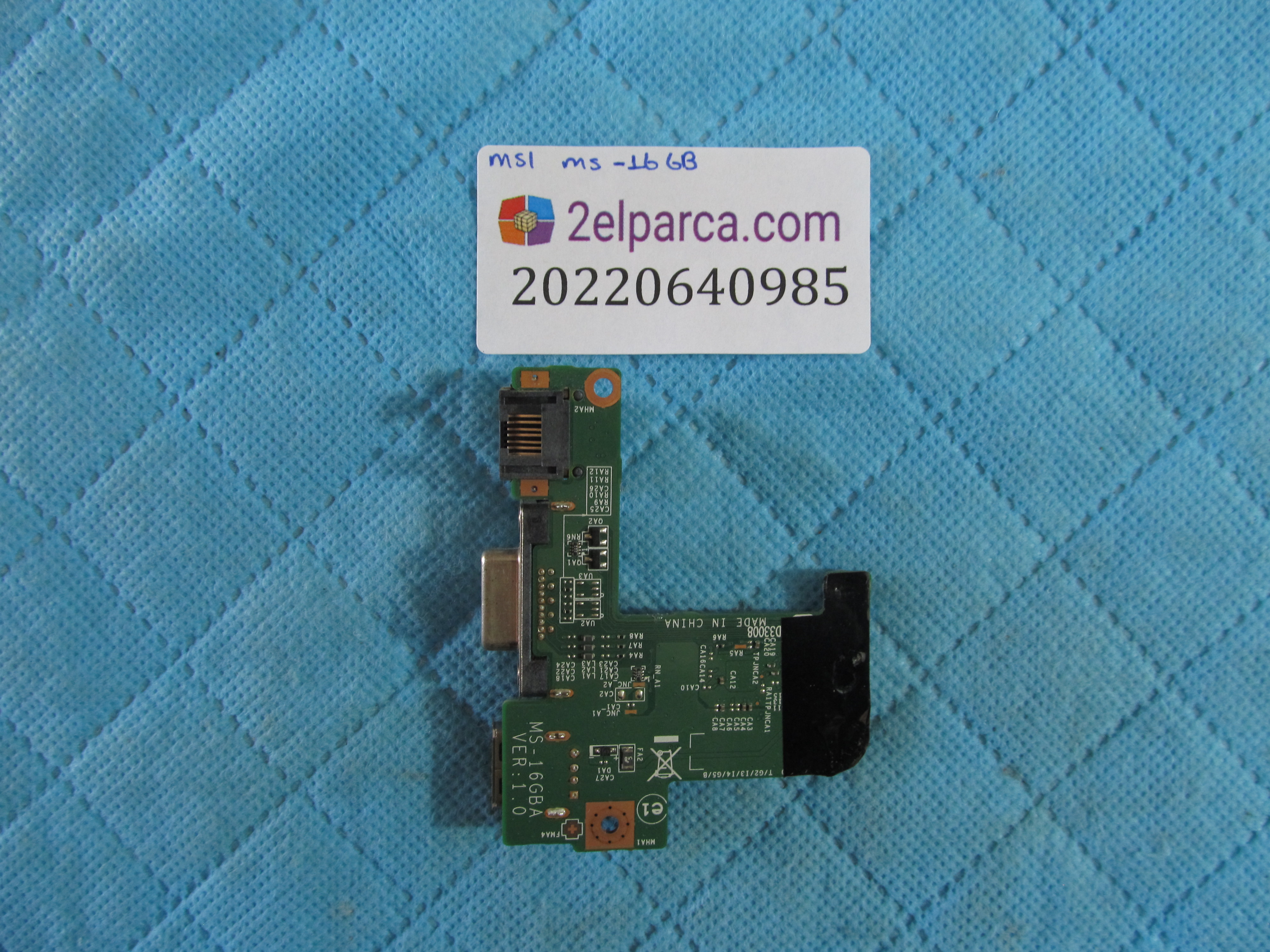 MSI Msi ms-16gb usb ve ethernet board orjinal ürün küçük görsel 2