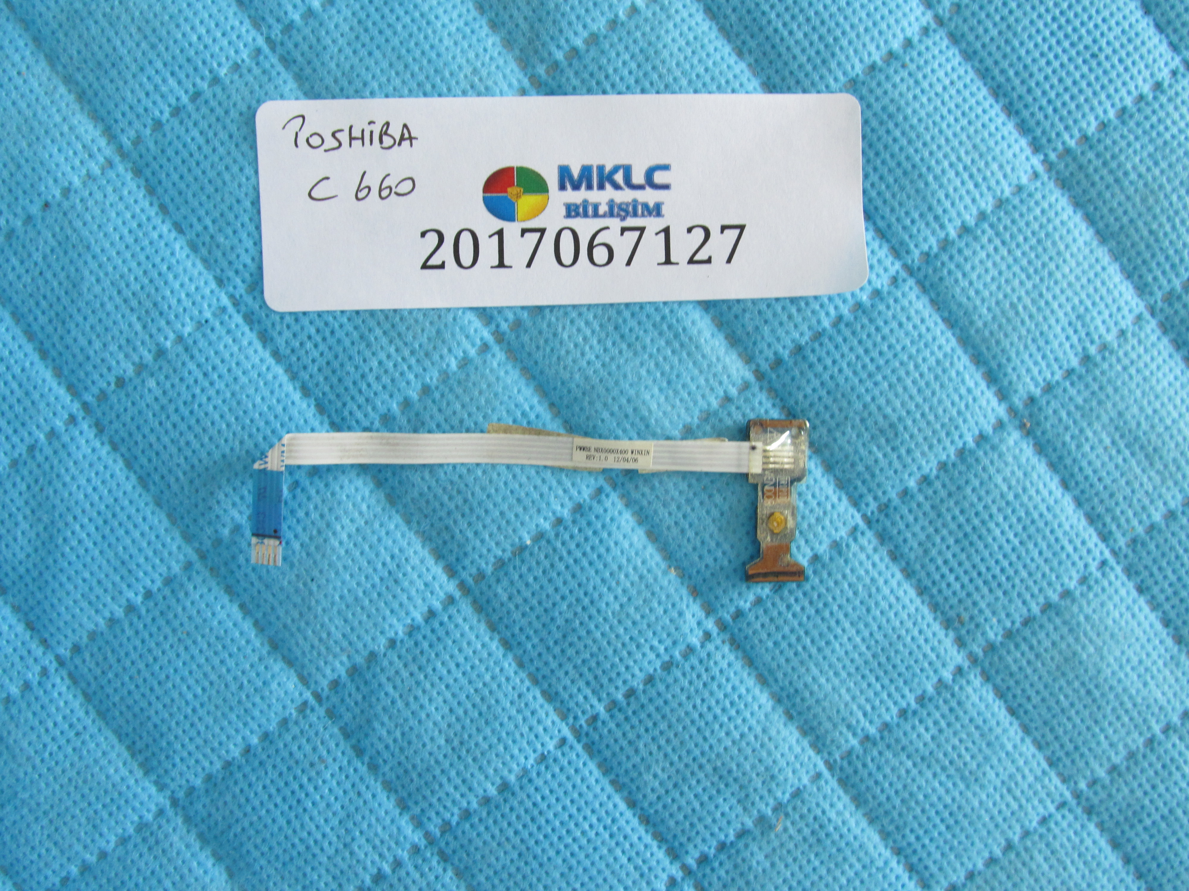 Toshiba c660 tetik karti ve flex