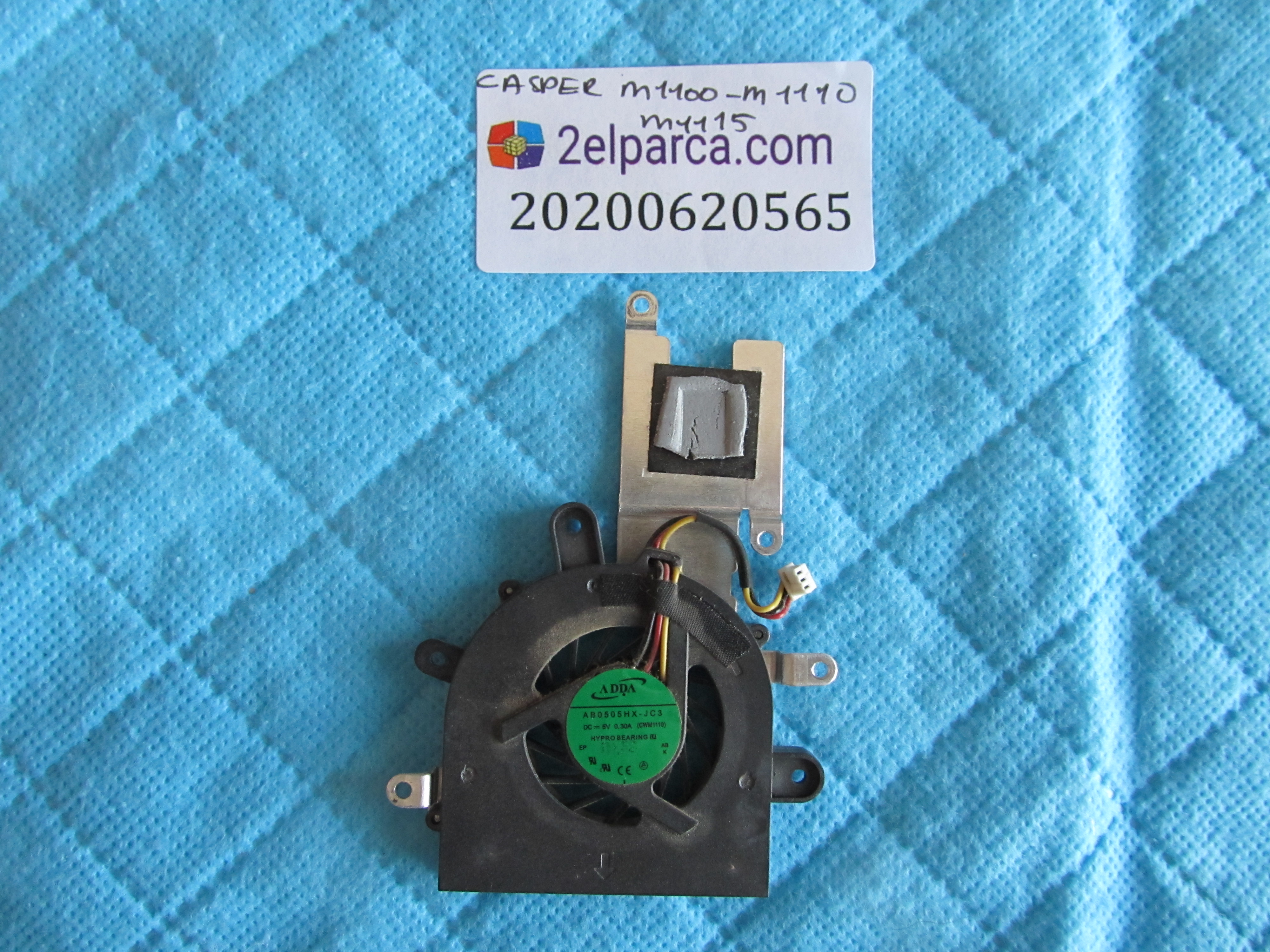 CASPER Casper m1100-m1110-m1115 fan bakir soğutucu (heatsink) küçük görsel 2