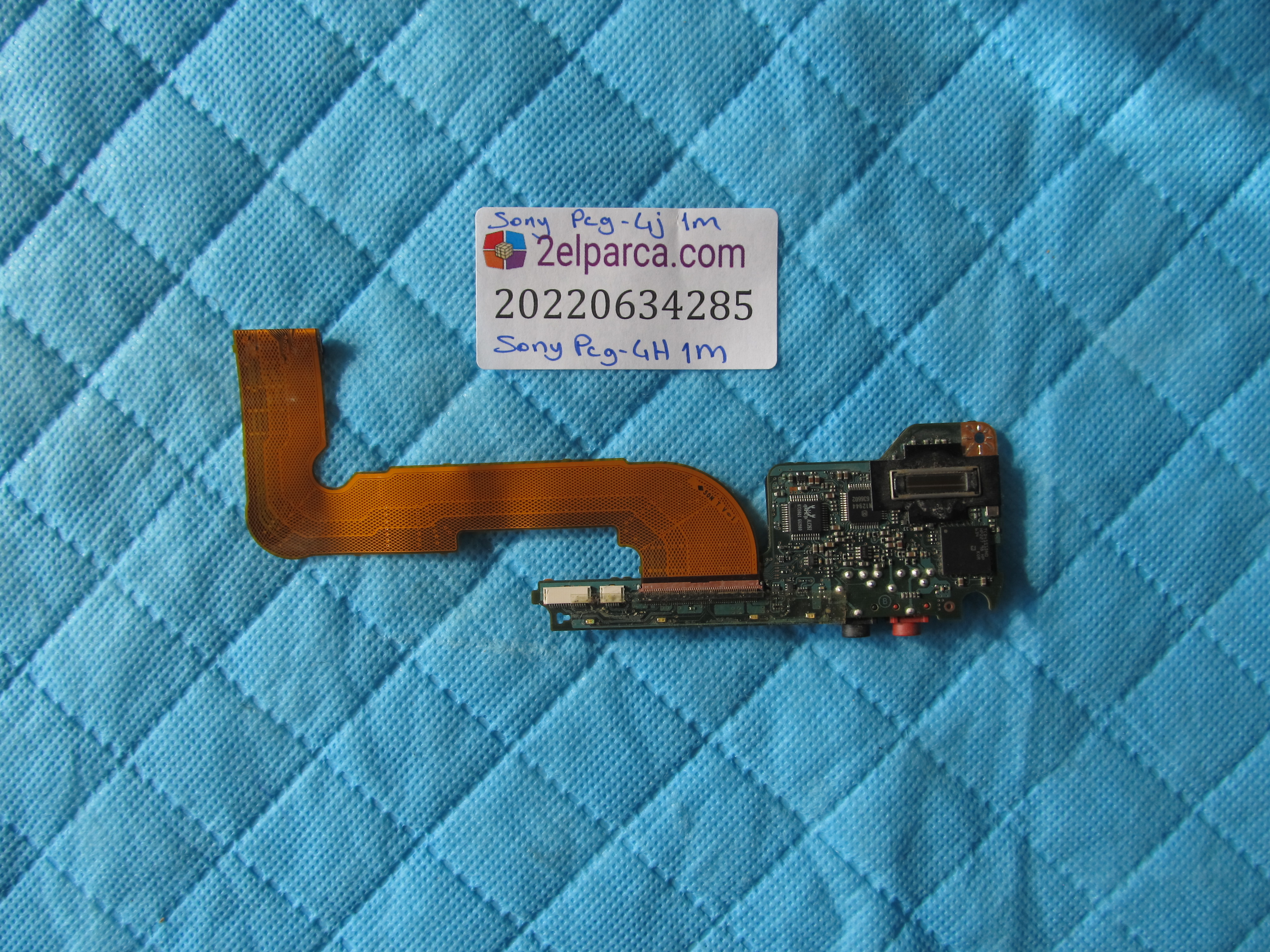 SONY Sony pcg-4j1m vgn-tx4xtp ses kart flex orjinal ürün küçük görsel 2