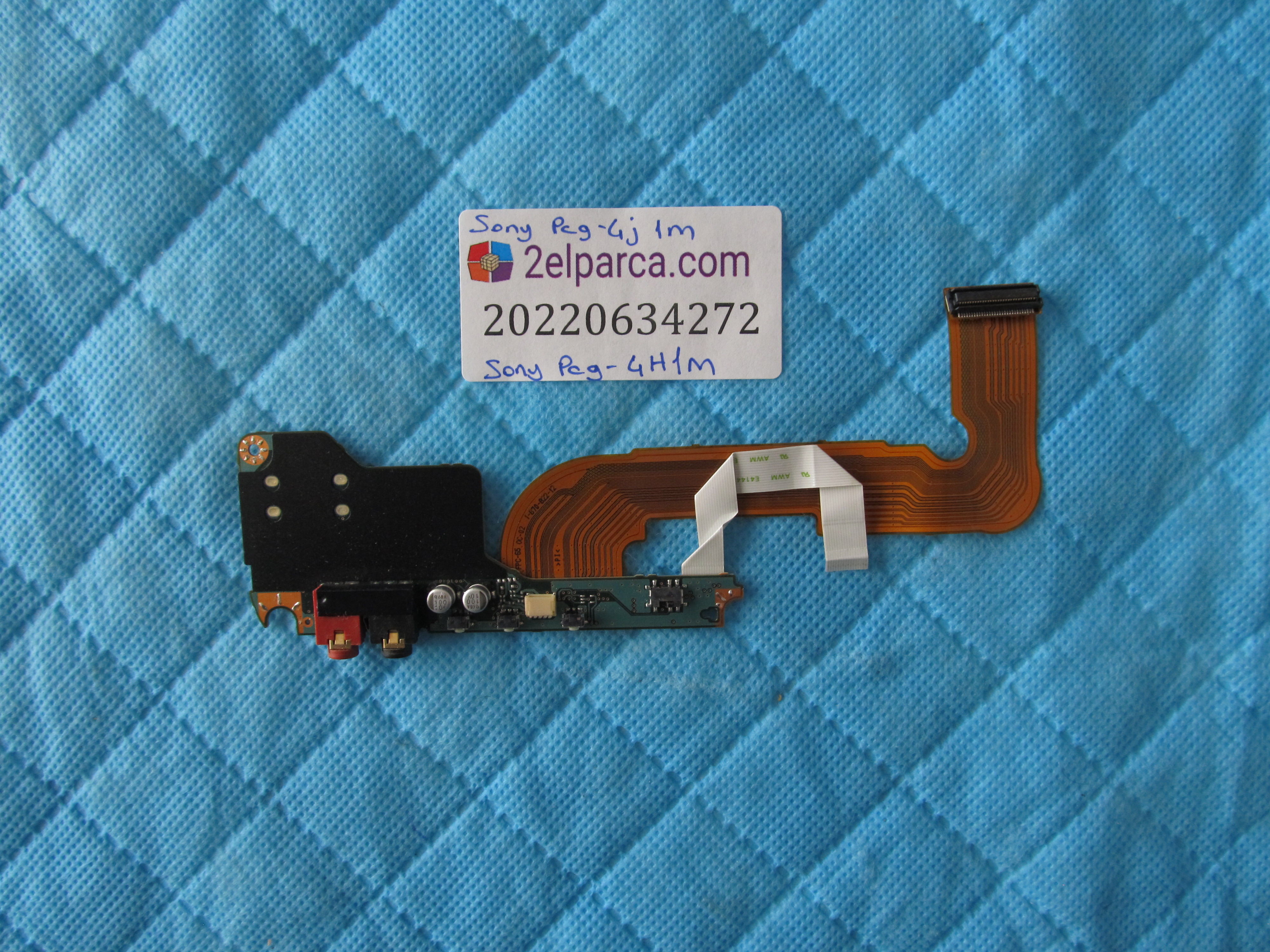 SONY Sony pcg-4j1m vgn-tx4xtp ses kart flex orjinal ürün küçük görsel 2