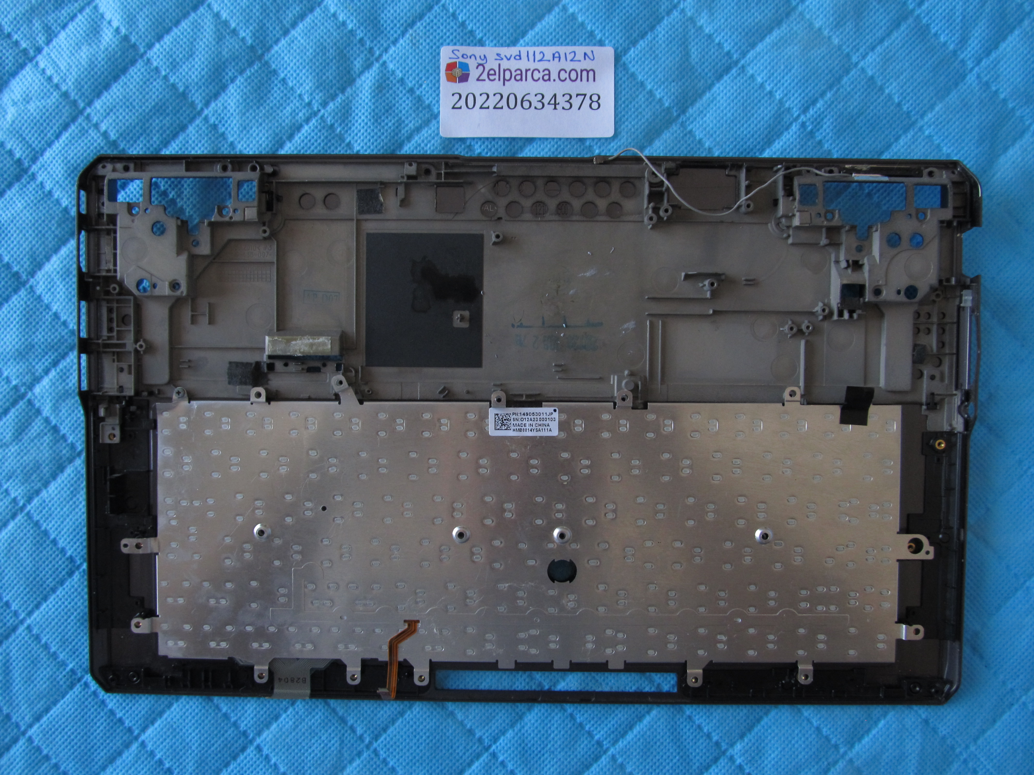 SONY Sony svd 112a12n üst kasa klavye kasa klavye dahil orjinal ürün küçük görsel 2