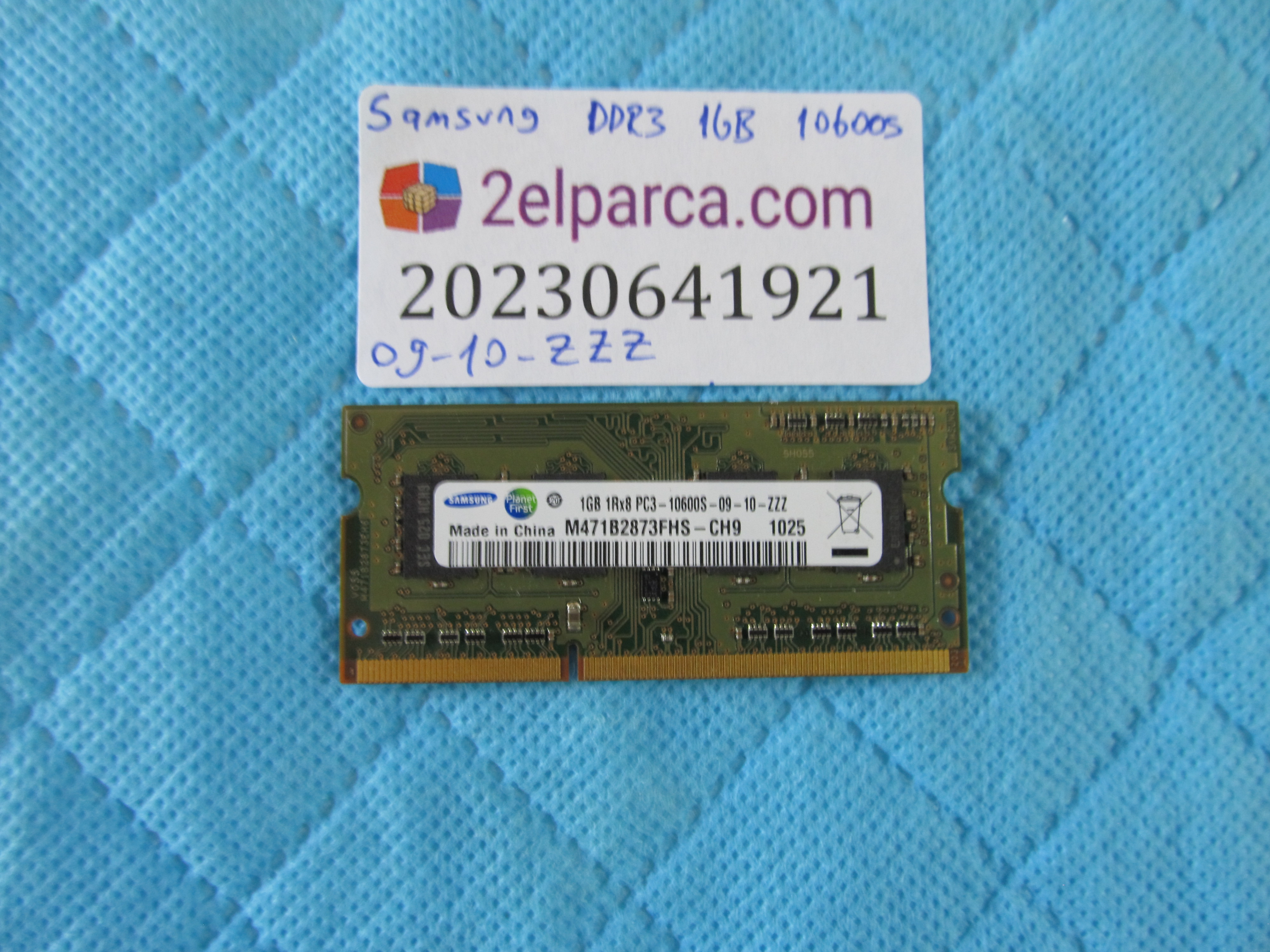 Samsung ddr3 1gb 10600s 1333mhz ram bellek