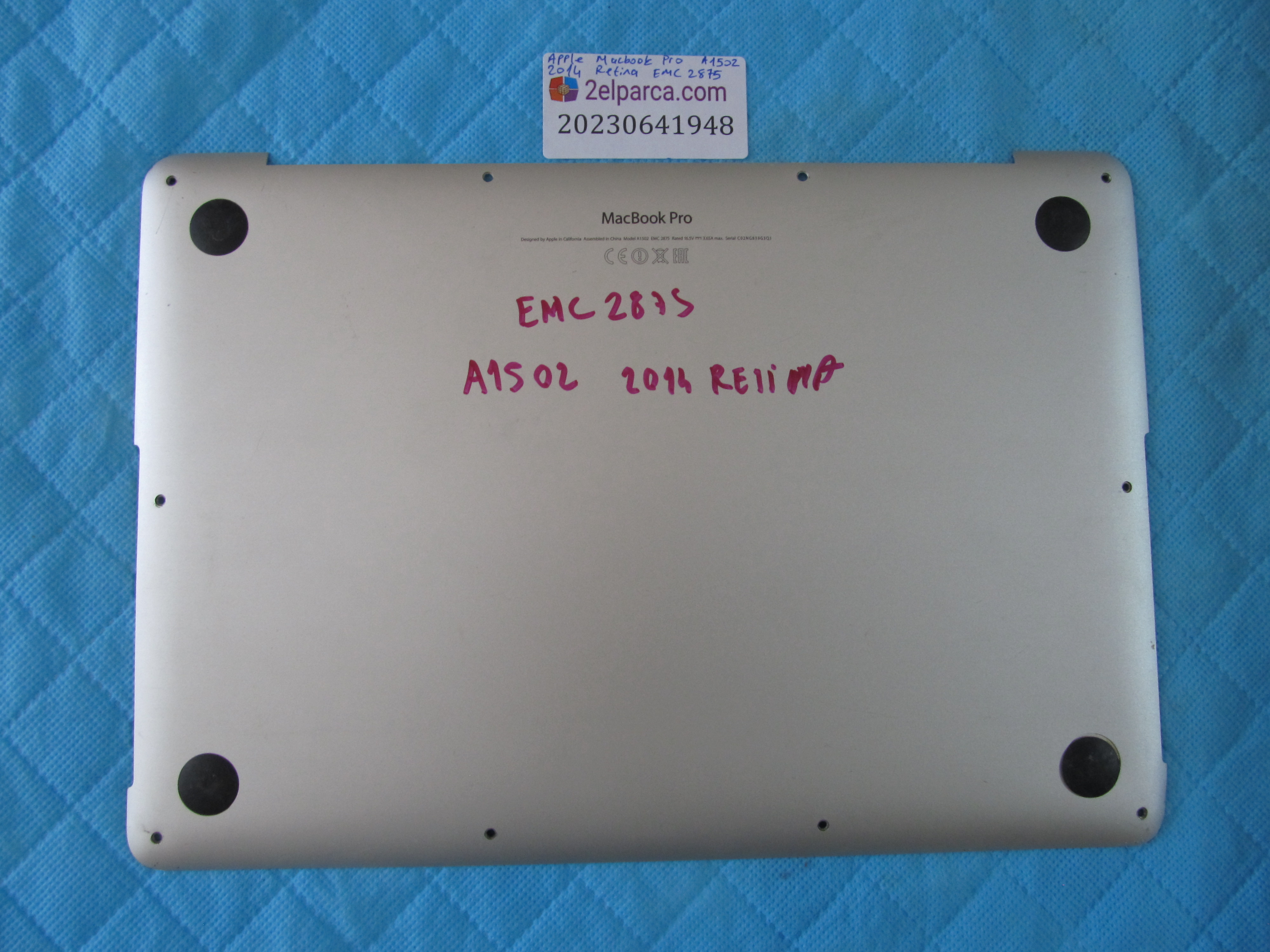 APPLE Apple a1502 alt kasa 2875 d cover 2014 orjinal ürün küçük görsel 2