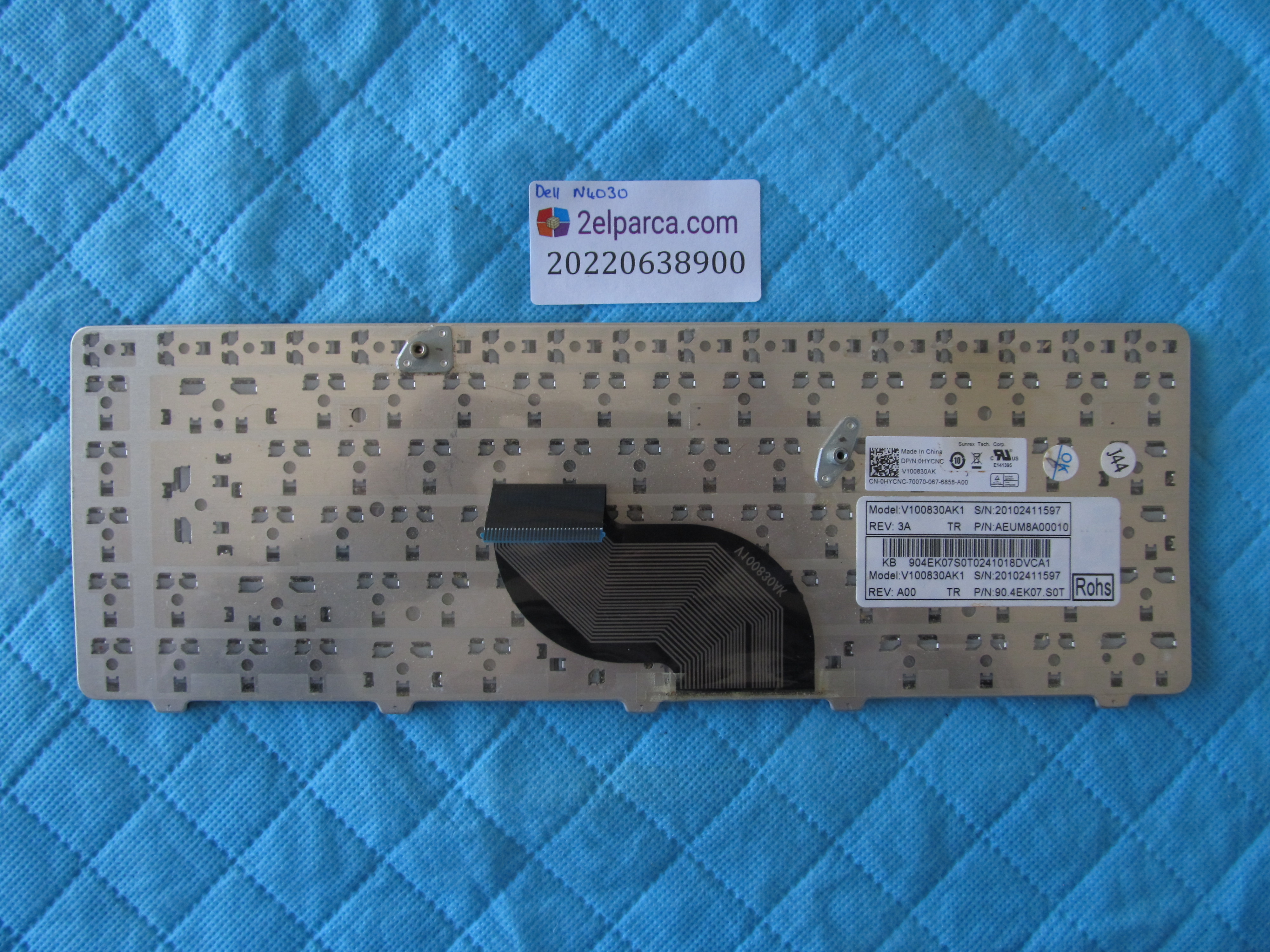 DELL Dell inspron n4030 klavye orjinal ürün küçük görsel 2