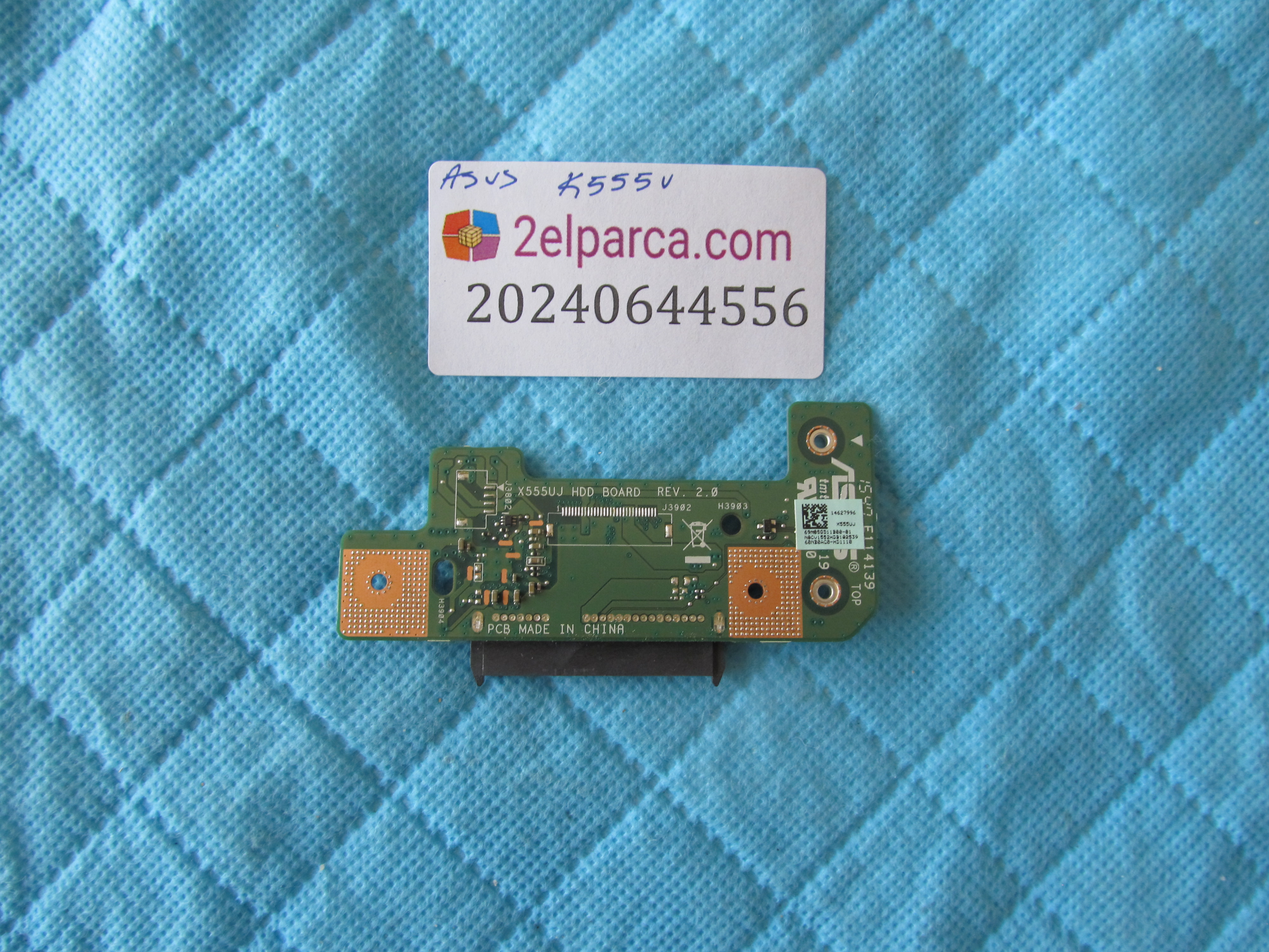 ASUS Asus k555u hard disk board hdd port rev 2.0 orjinal ürün küçük görsel 2