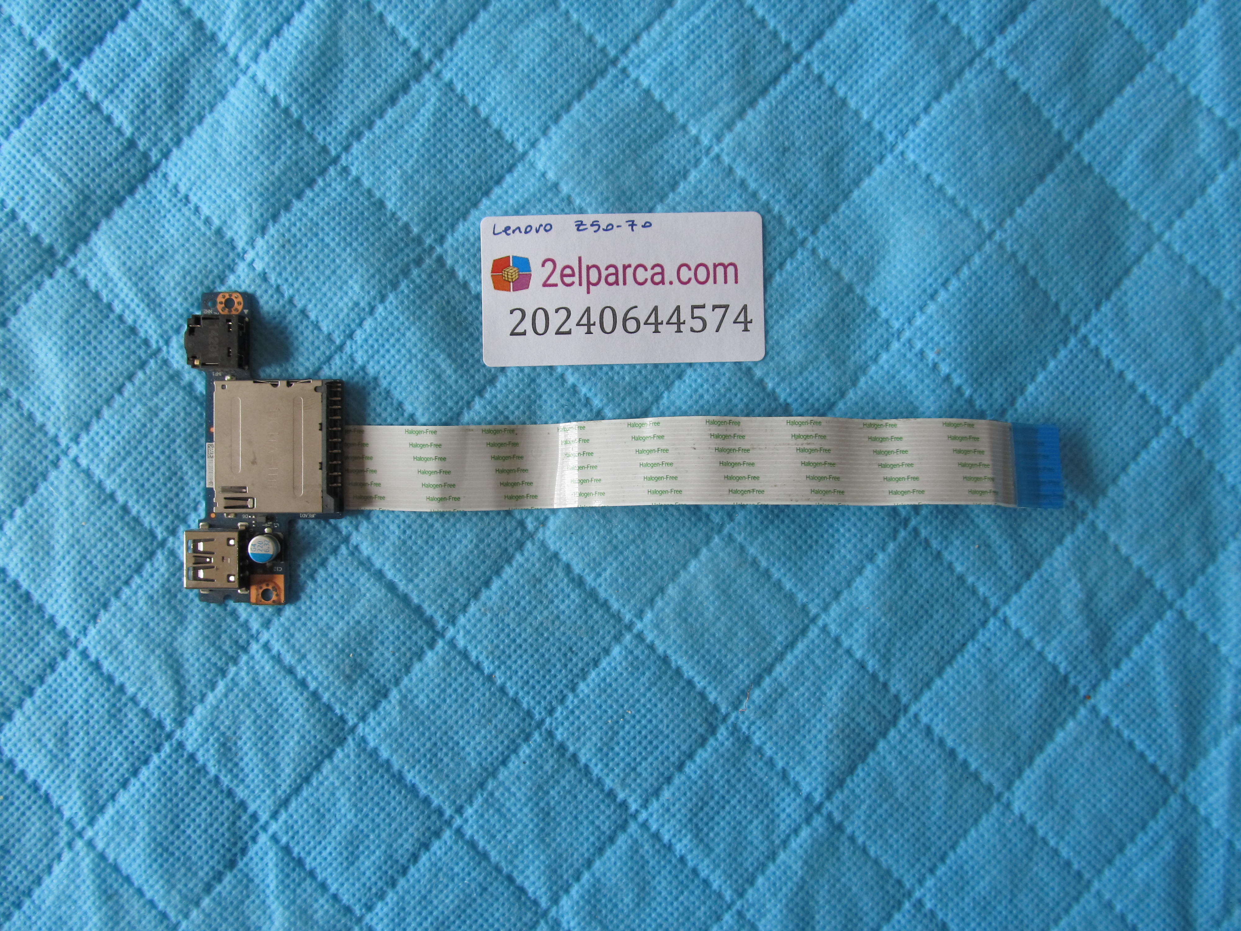 Lenovo z50-70 usb ses ve kart okuyucu board flex orjinal ürün