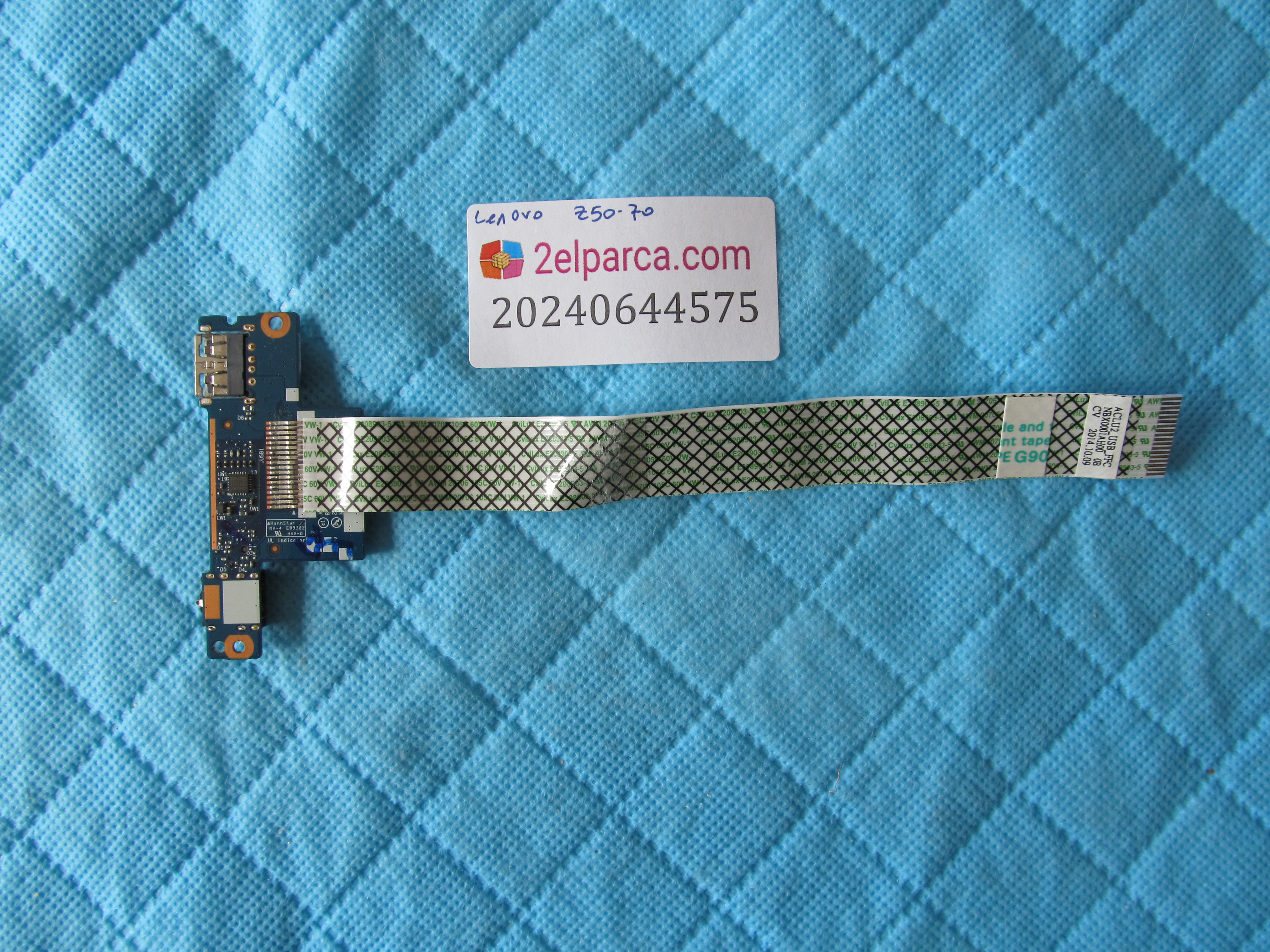 LENOVO Lenovo z50-70 usb ses ve kart okuyucu board flex orjinal ürün küçük görsel 2