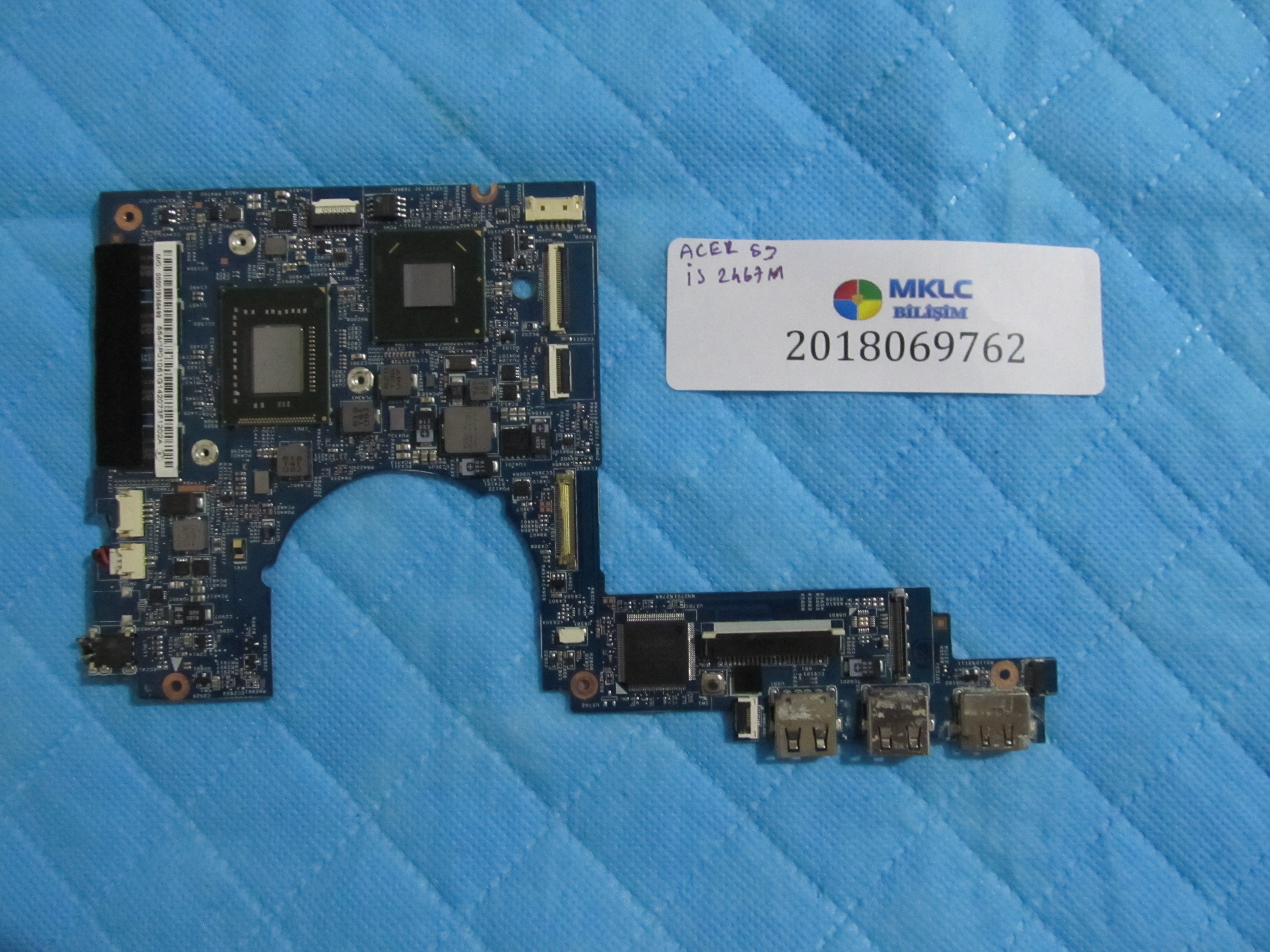 ACER Acer s3 anakart ms 2346 anakart i5 2467m işlemcili sifir ürün küçük görsel 2