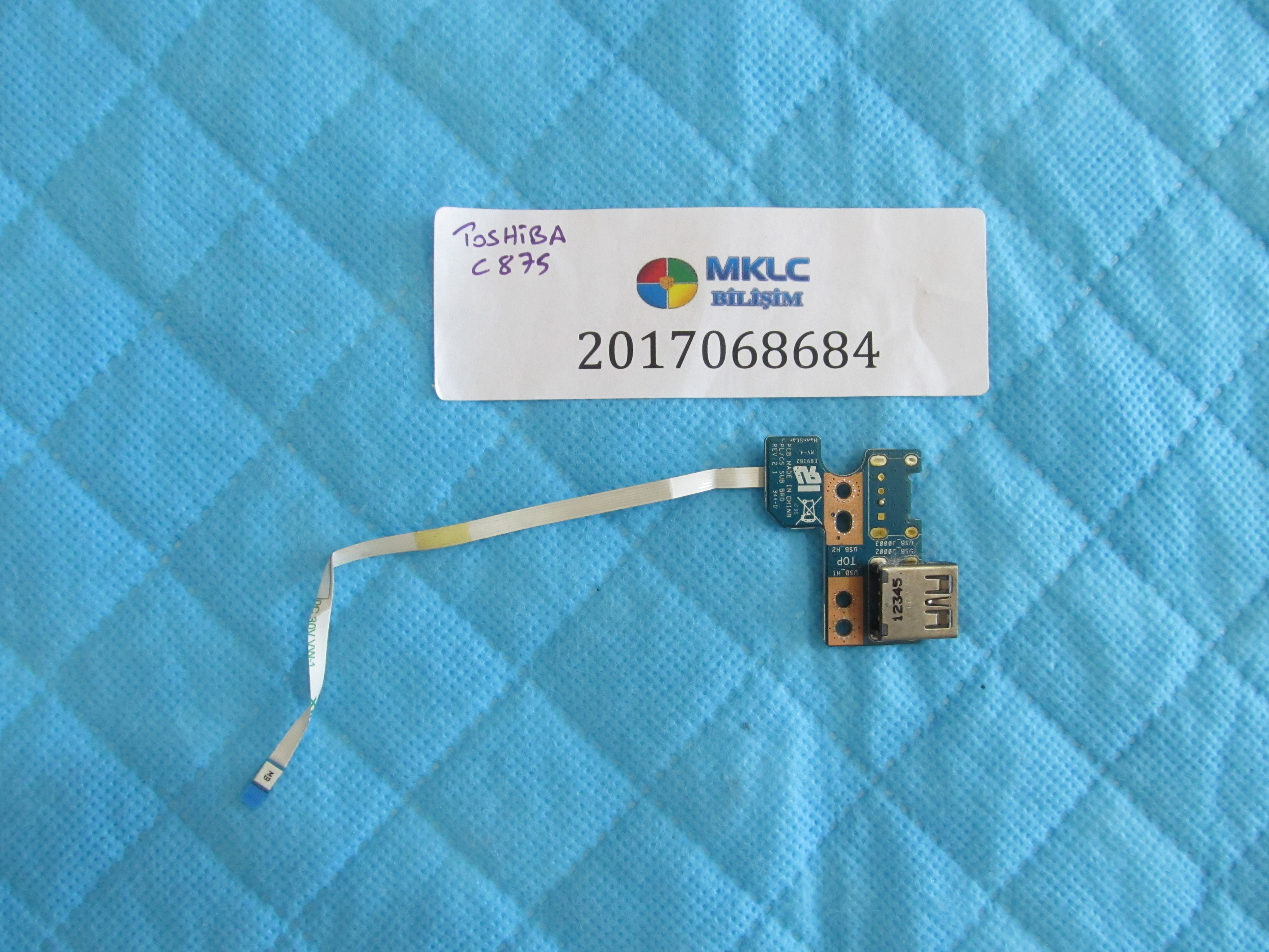 TOSHİBA Toshiba c875 usb port flex orjinal ürün küçük görsel 2