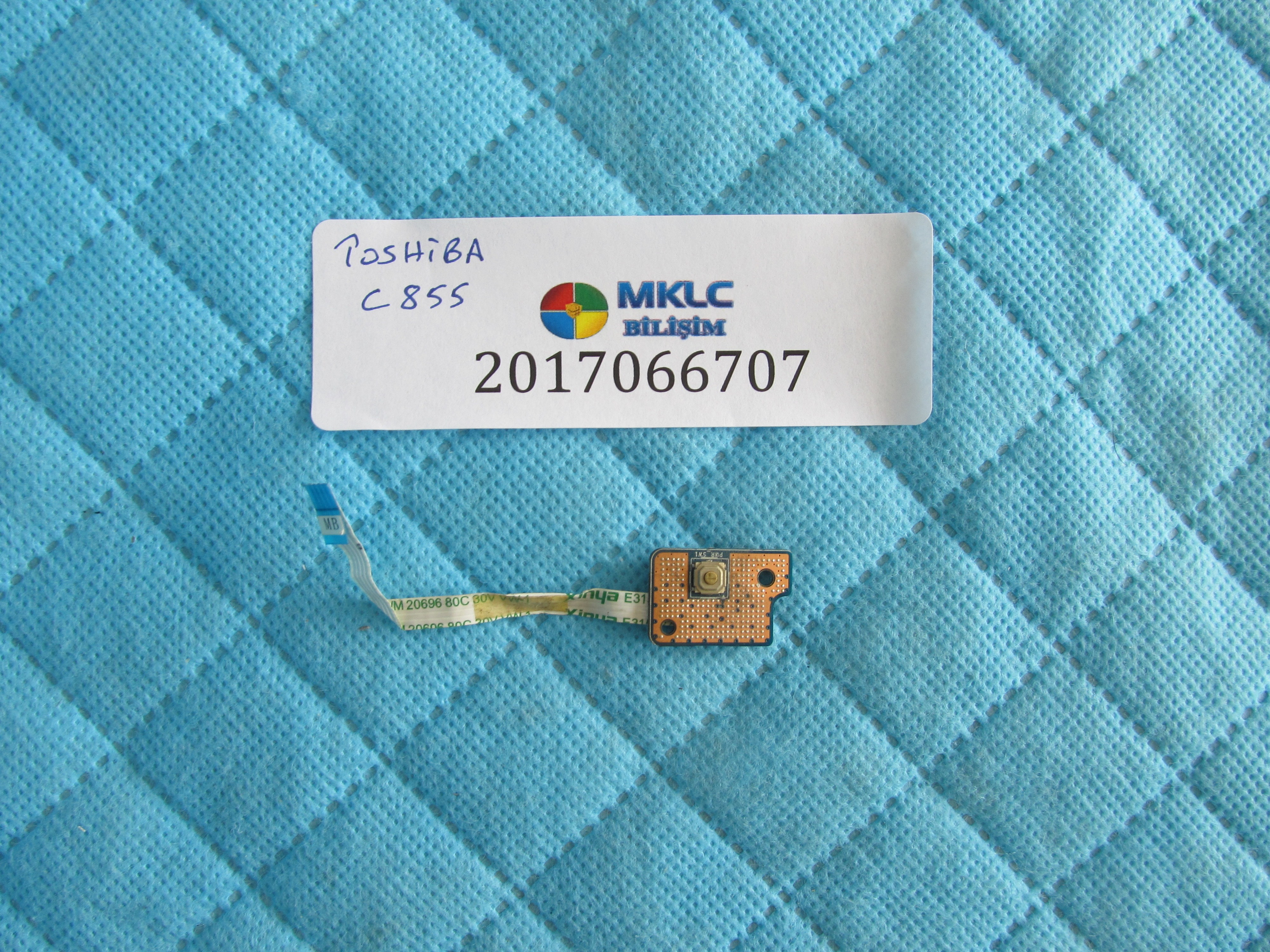 Toshiba c855 tetik karti ve flex orjinal ürün