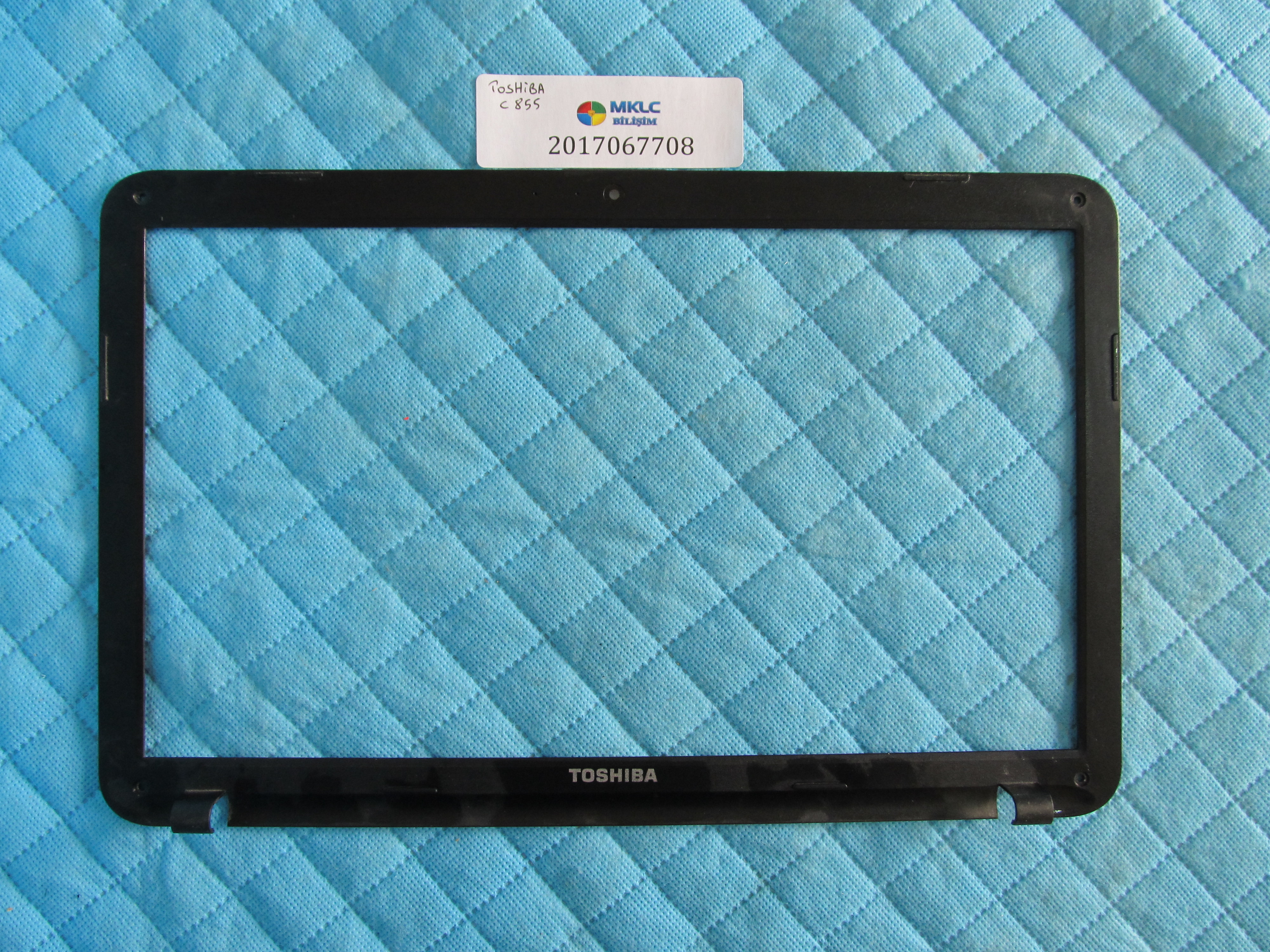 Toshiba c855 ekran ön çerçeve lcd bezel orjinal ürün