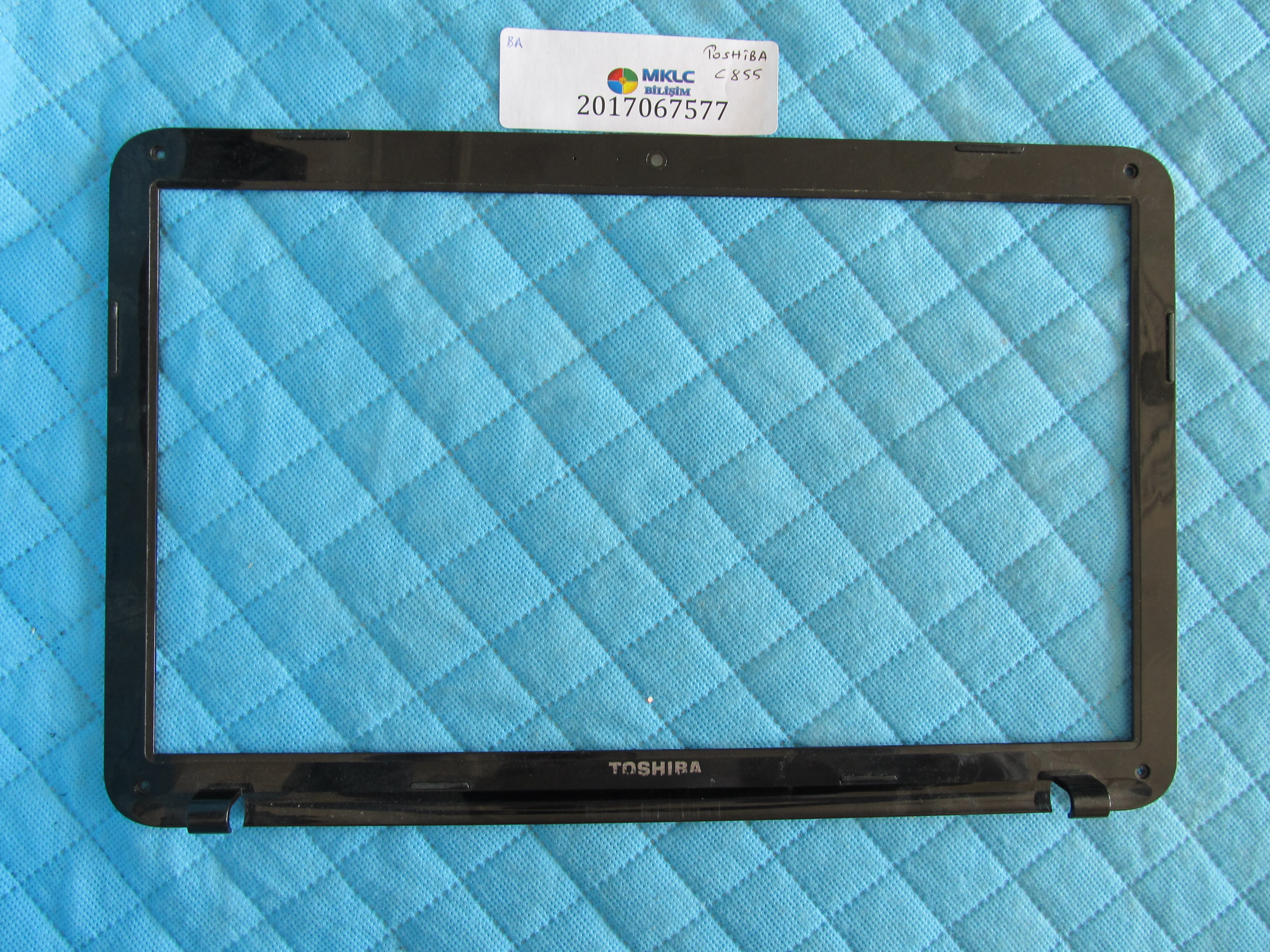 Toshiba c855 ekran ön çerçeve lcd bezel orjinal ürün