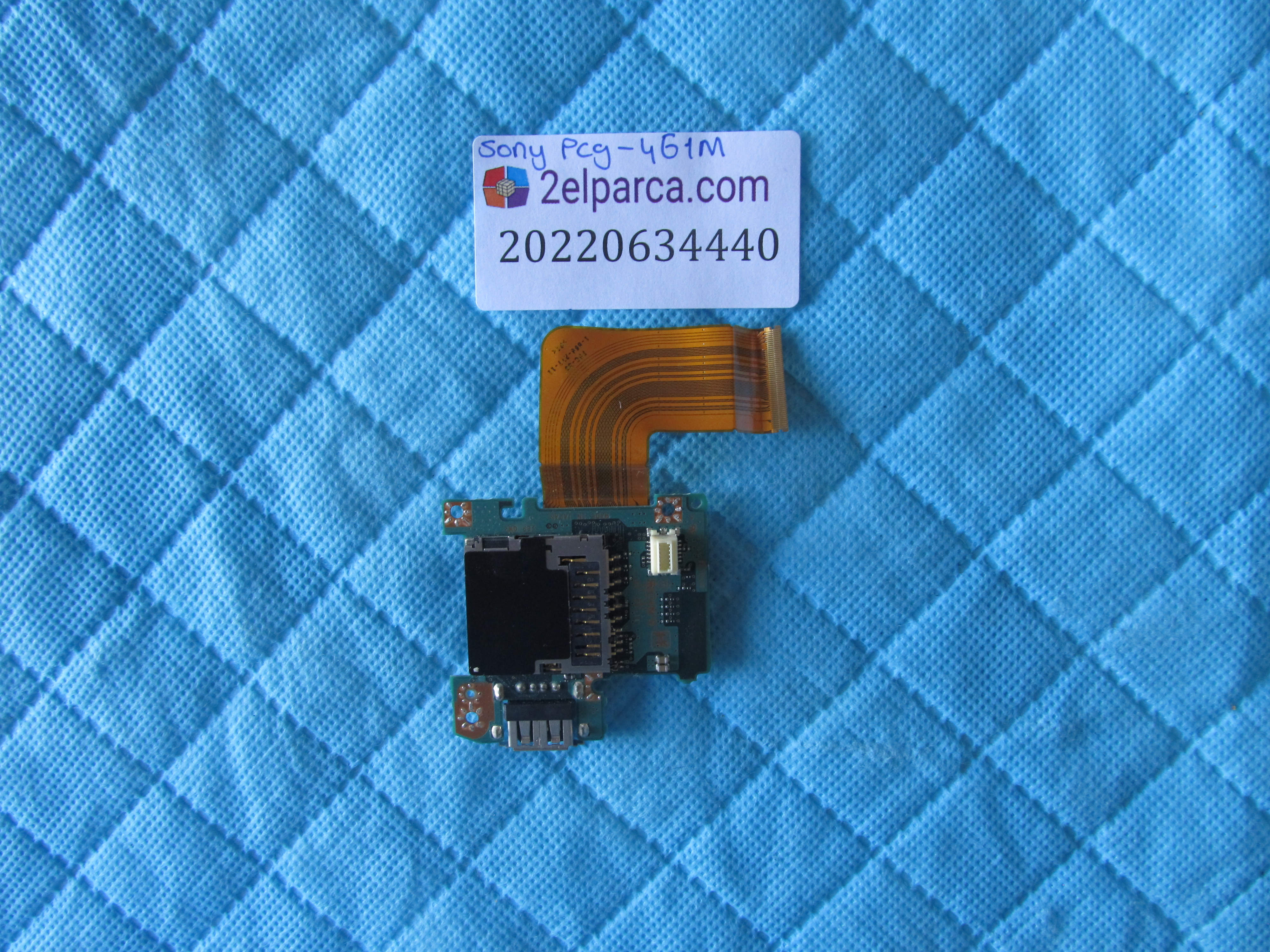 SONY Sonypcg-461m sd card reader board orjinal ürün küçük görsel 2