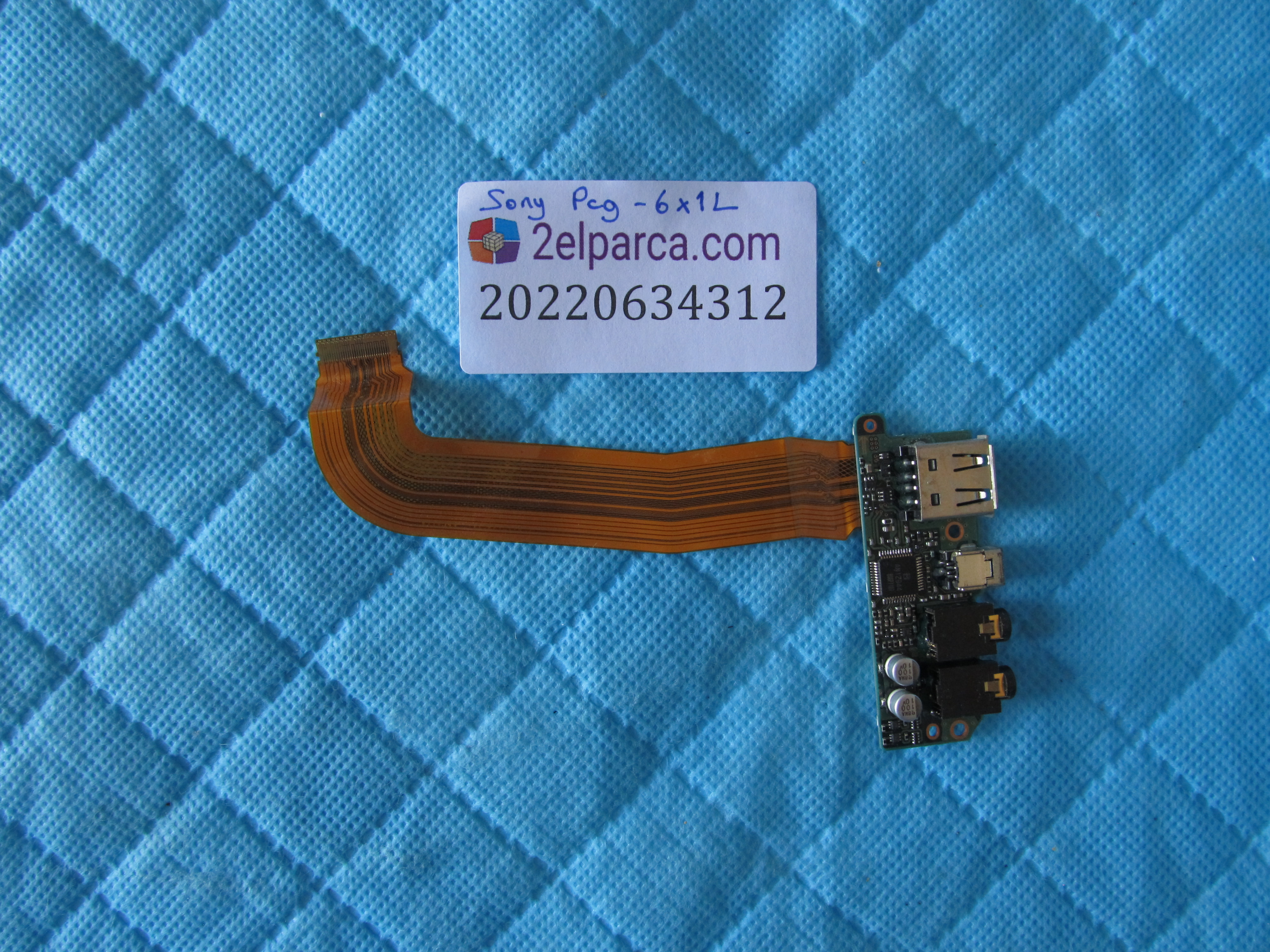 SONY Sony pcg-6x1l usb port ses karti flex orjinal ürün küçük görsel 2