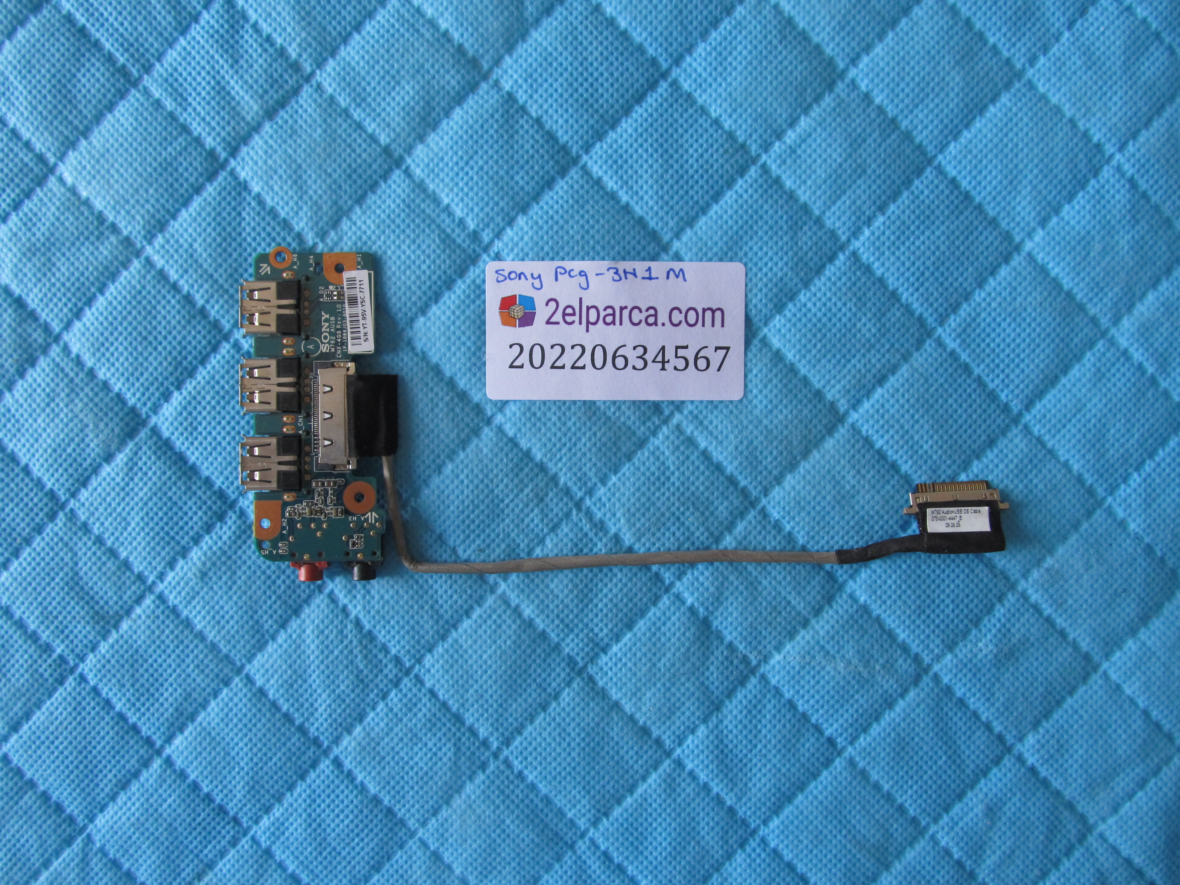 SONY Sony pcg-3h1m usb port flex ve ses karti orjinal ürün küçük görsel 2