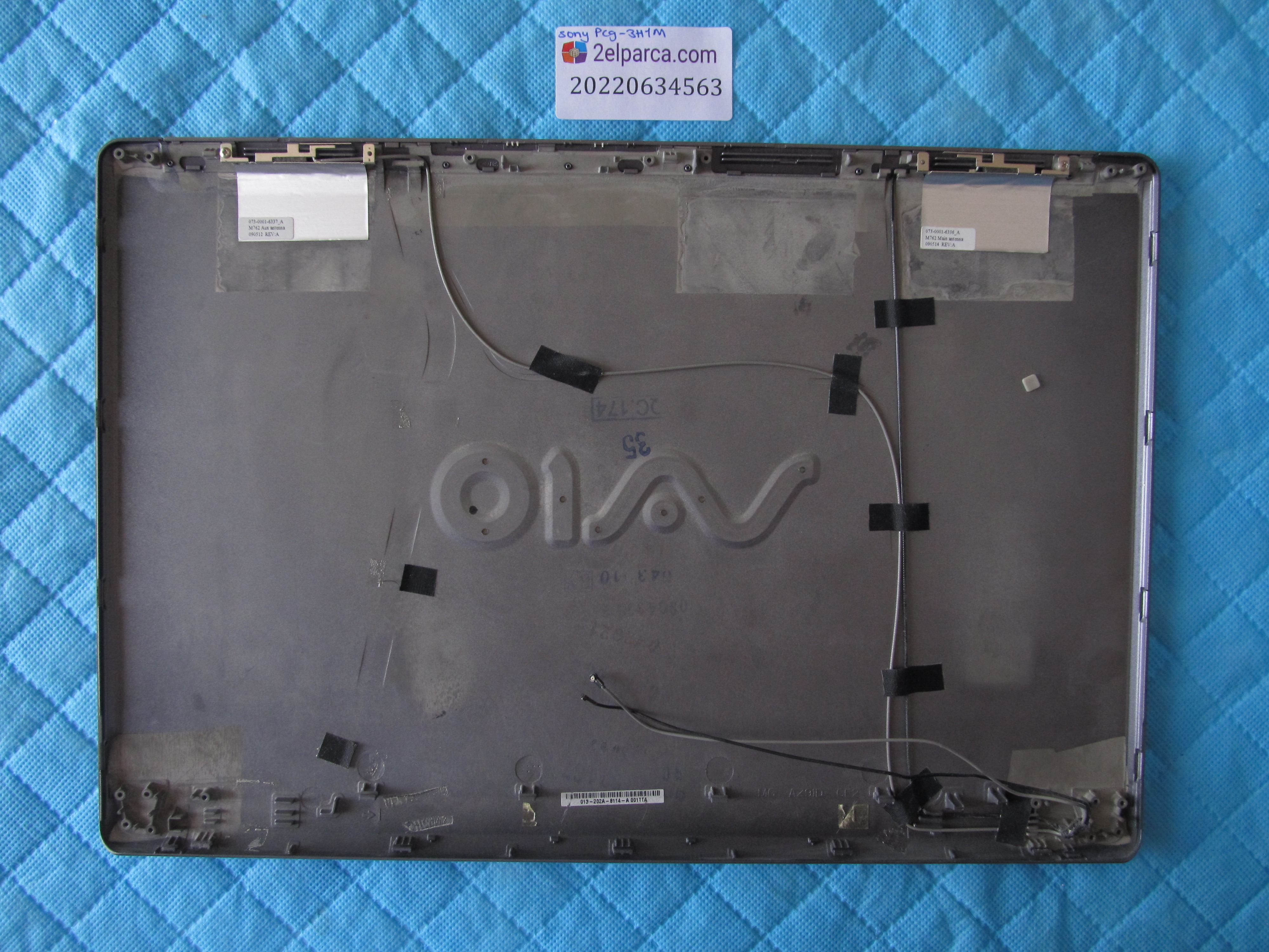 SONY Sony pcg-3h1m arka kapak lcd cover orjinal ürün küçük görsel 2