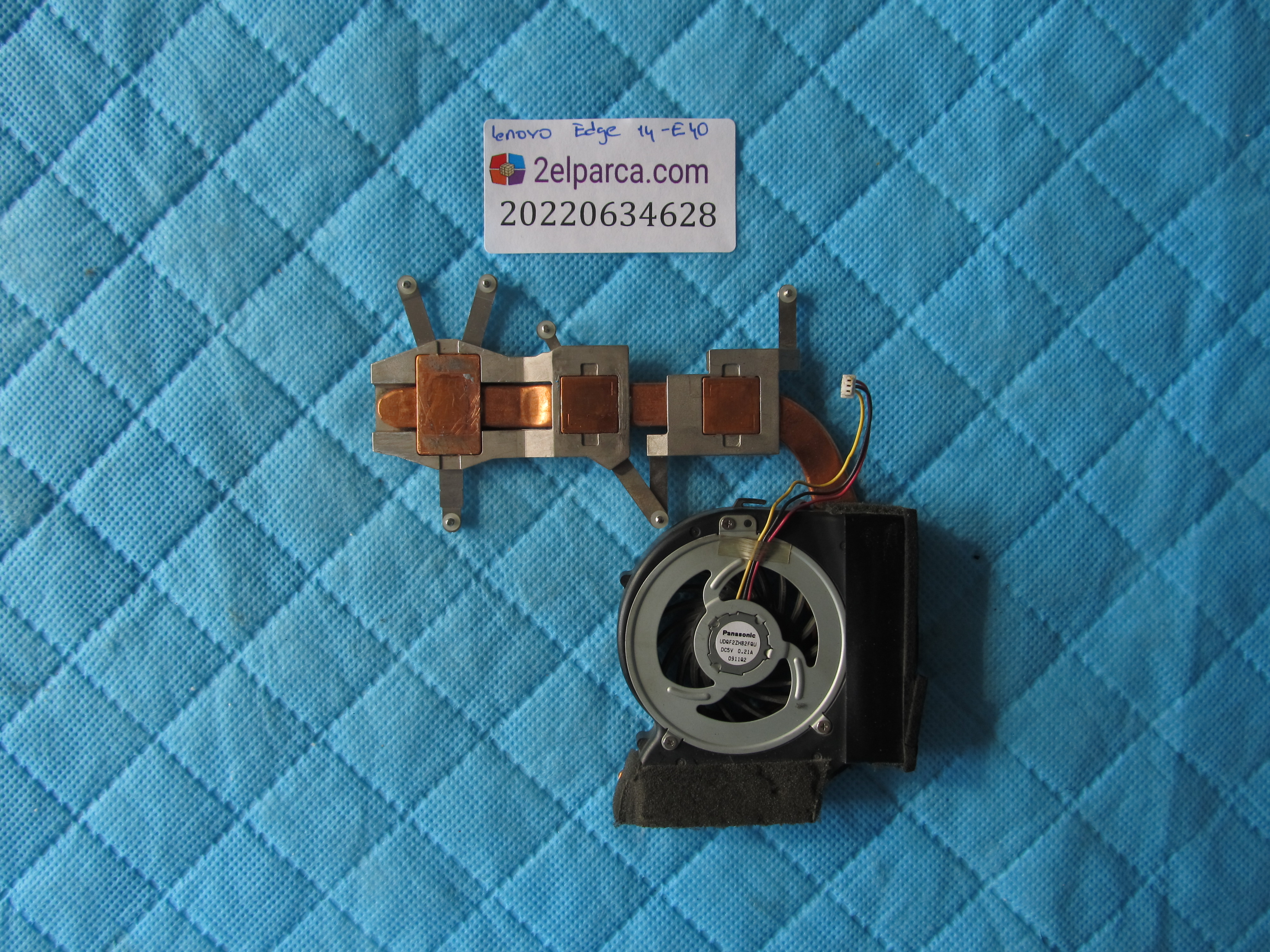 LENOVO Lenovo thinkpad edge 14 e40 fan soğutucu bakir heatsink orjinal ürün küçük görsel 2