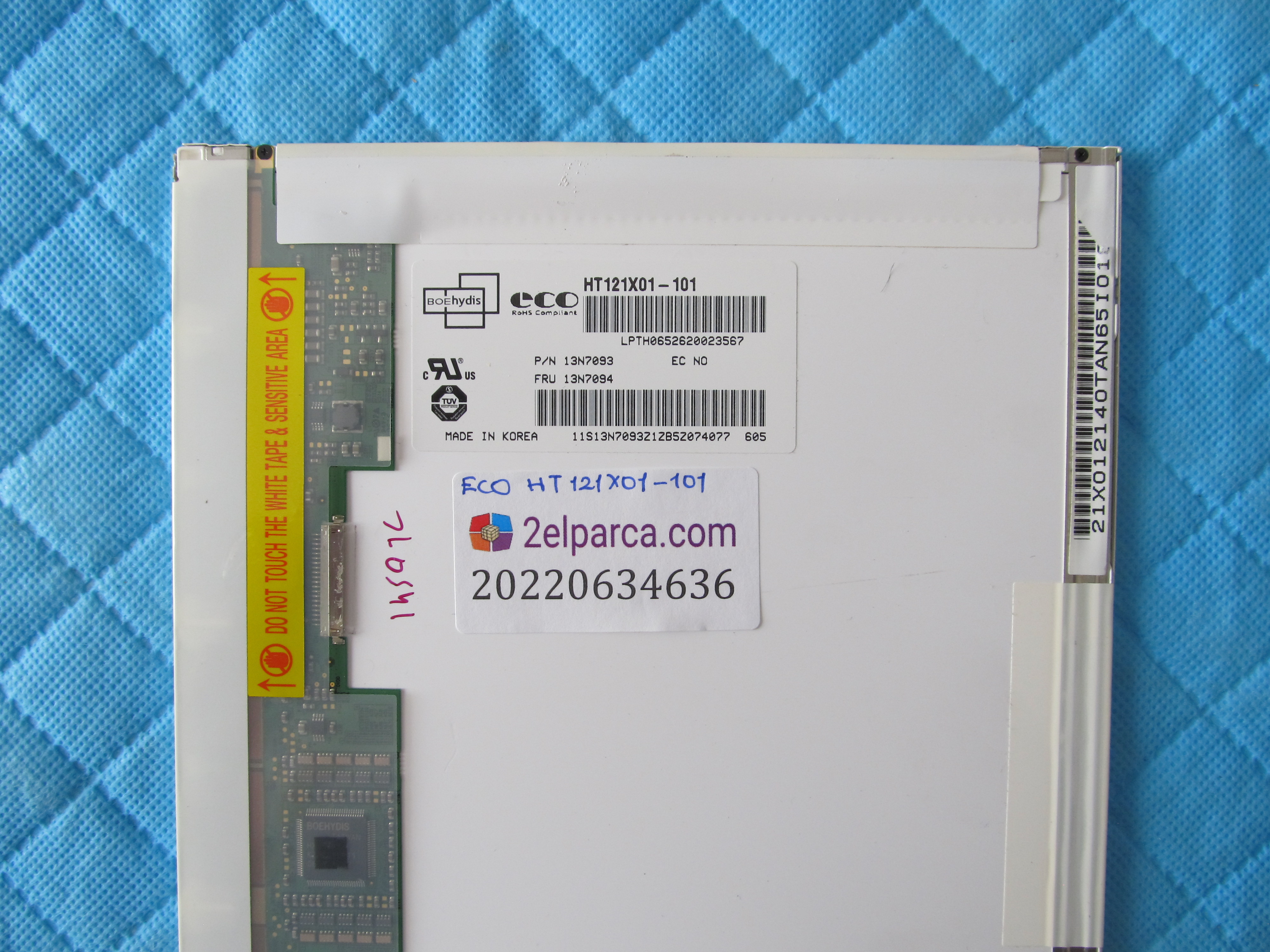 LG Ht121x01-101 ekran lcd ekran 12.1 küçük görsel 2