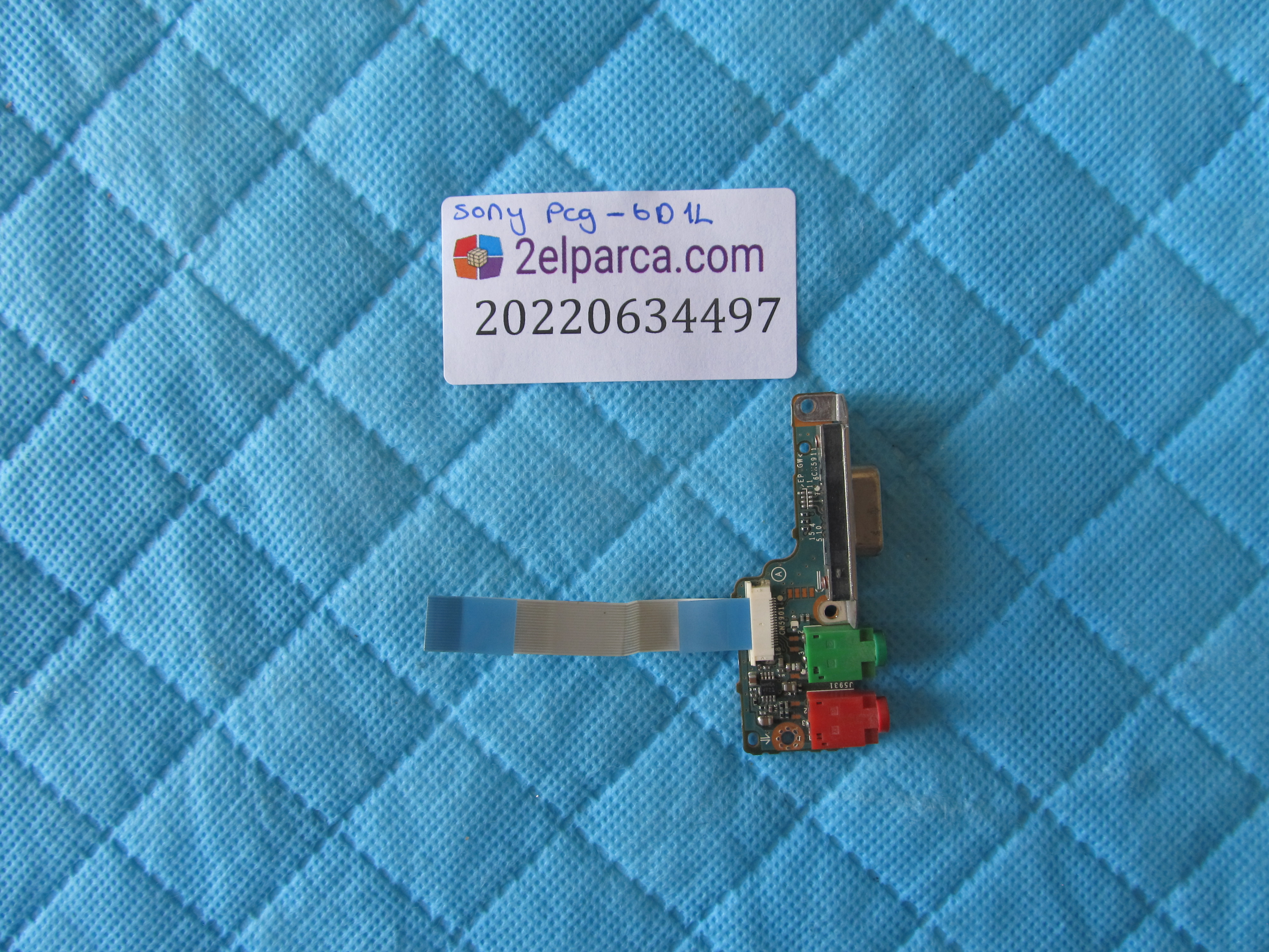 SONY Sony pcg-6d1l vga ve ses board flex orjinal ürün küçük görsel 2
