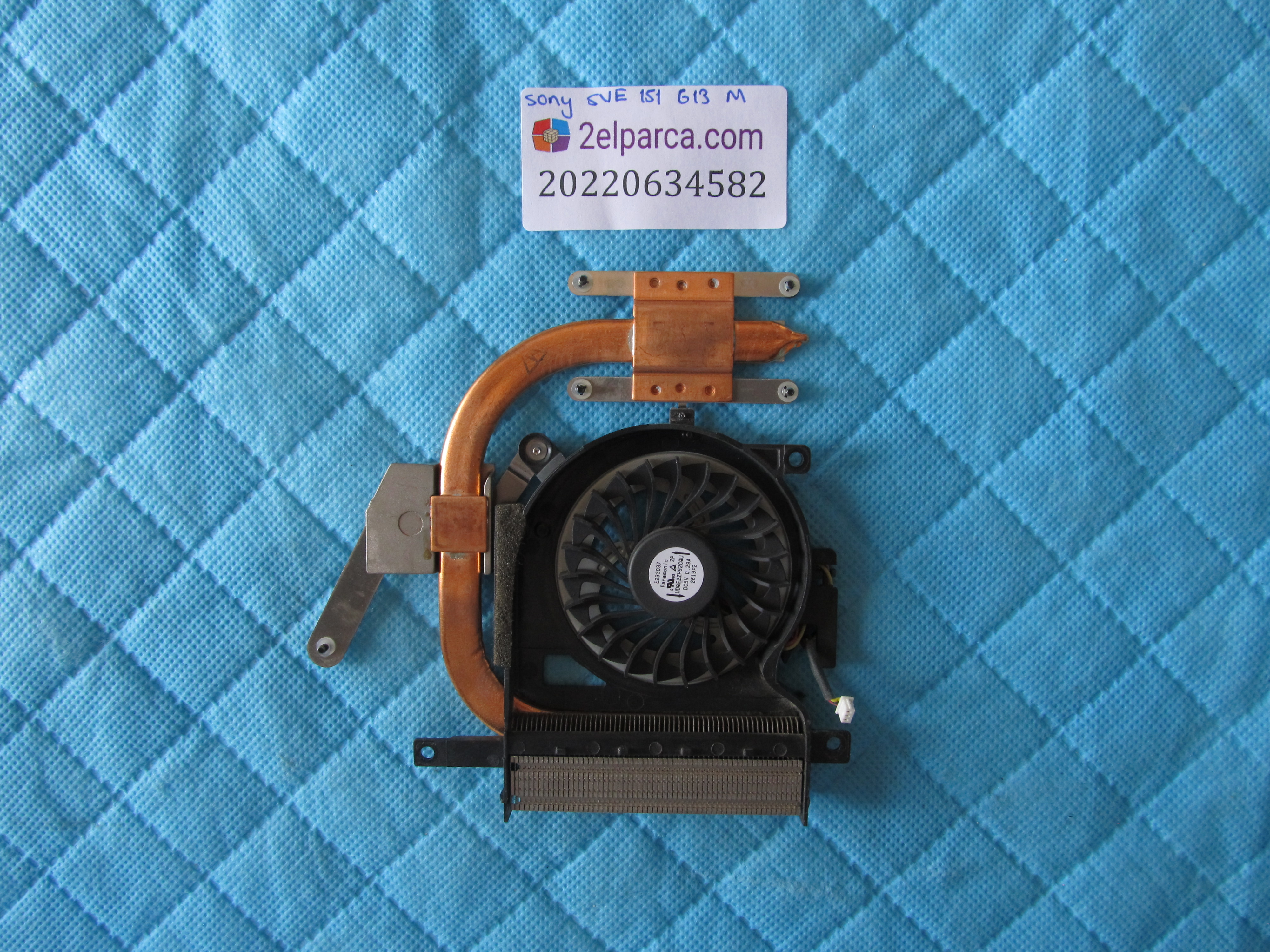 SONY Sony sve151 fan soğutucu bakir heatsink orjinal ürün küçük görsel 2