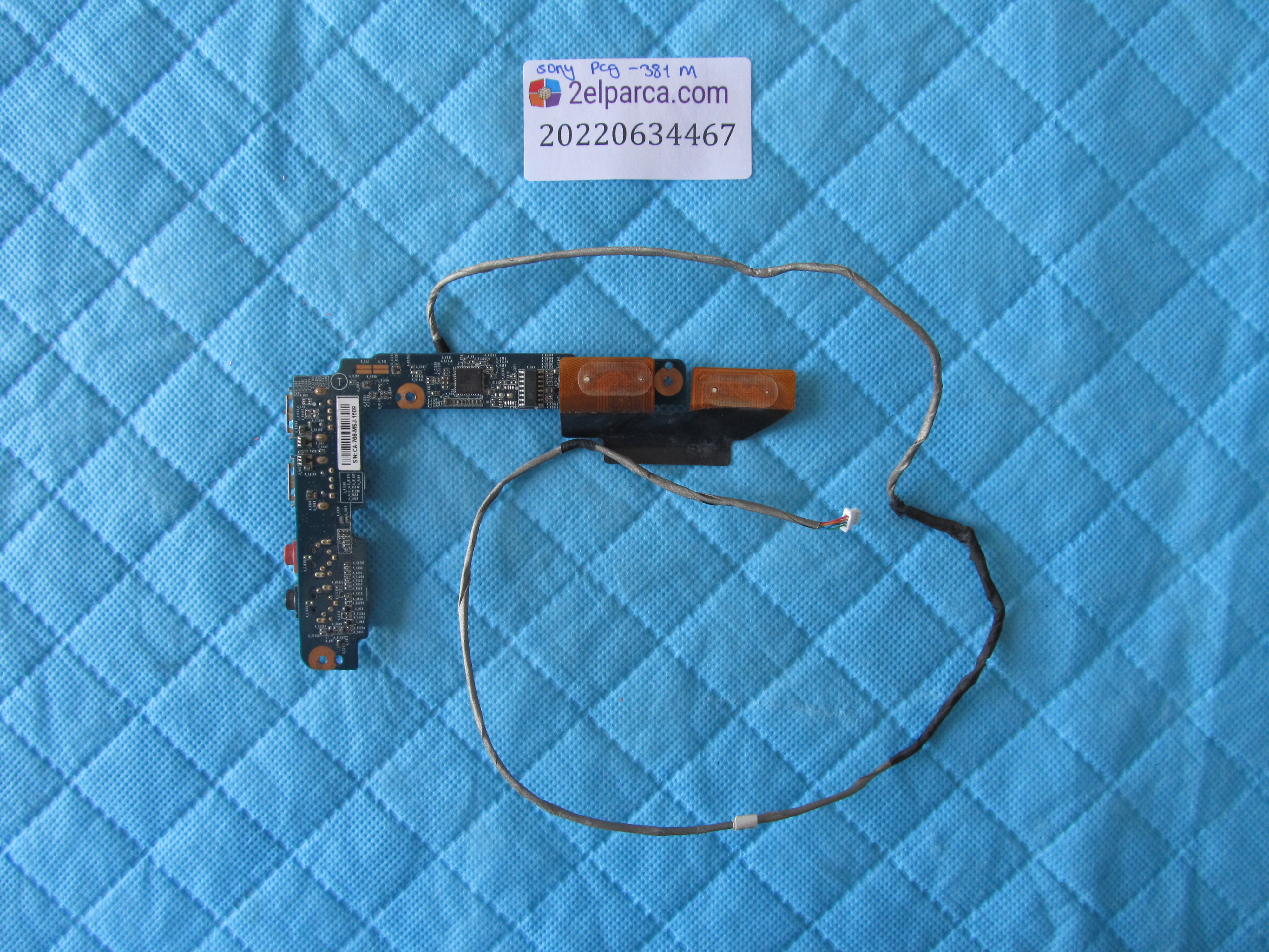 SONY Sony pcg-381m usb port flex ve ses karti orjinal ürün küçük görsel 2