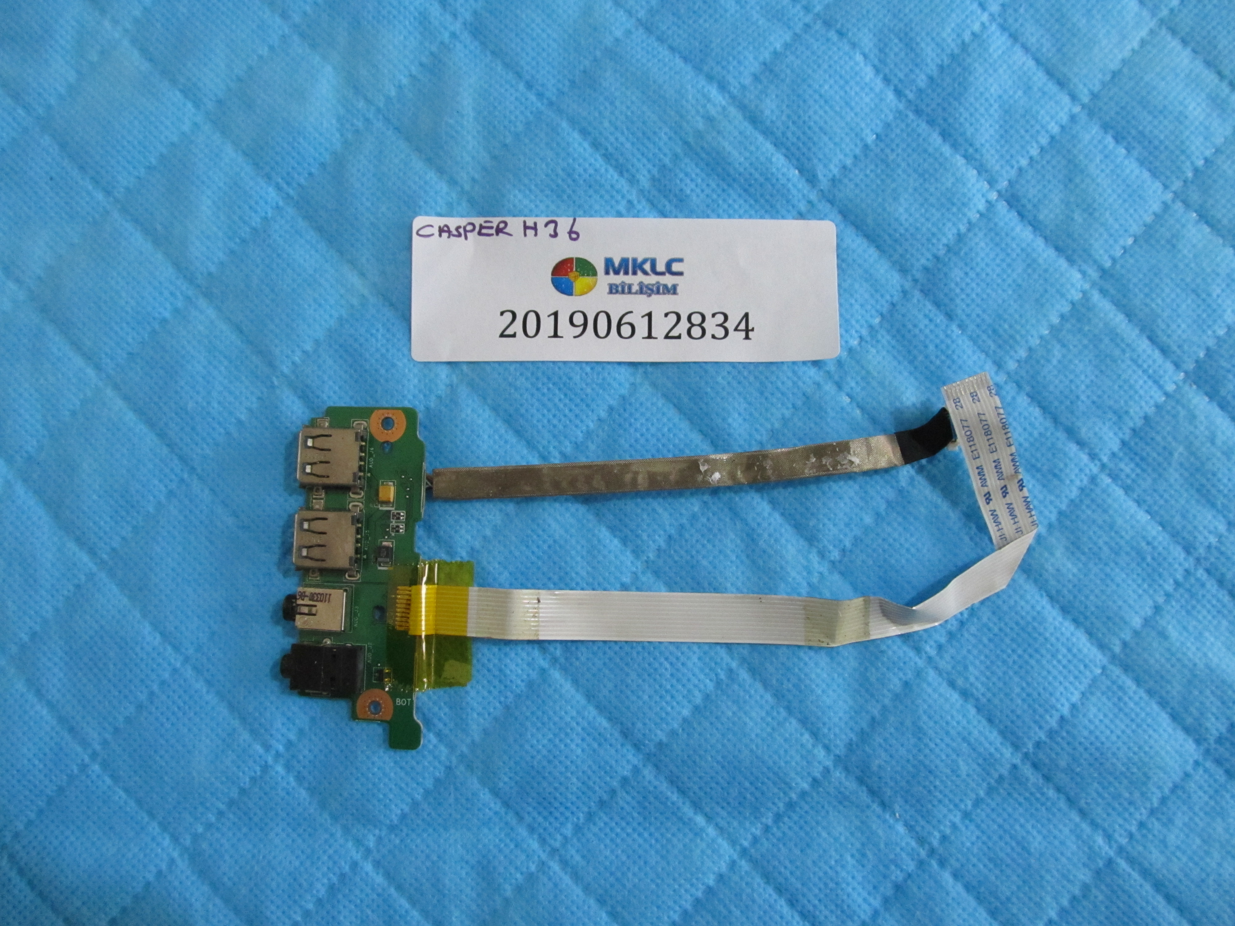 Casper h36 usb port flex ve ses karti orjinal ürün