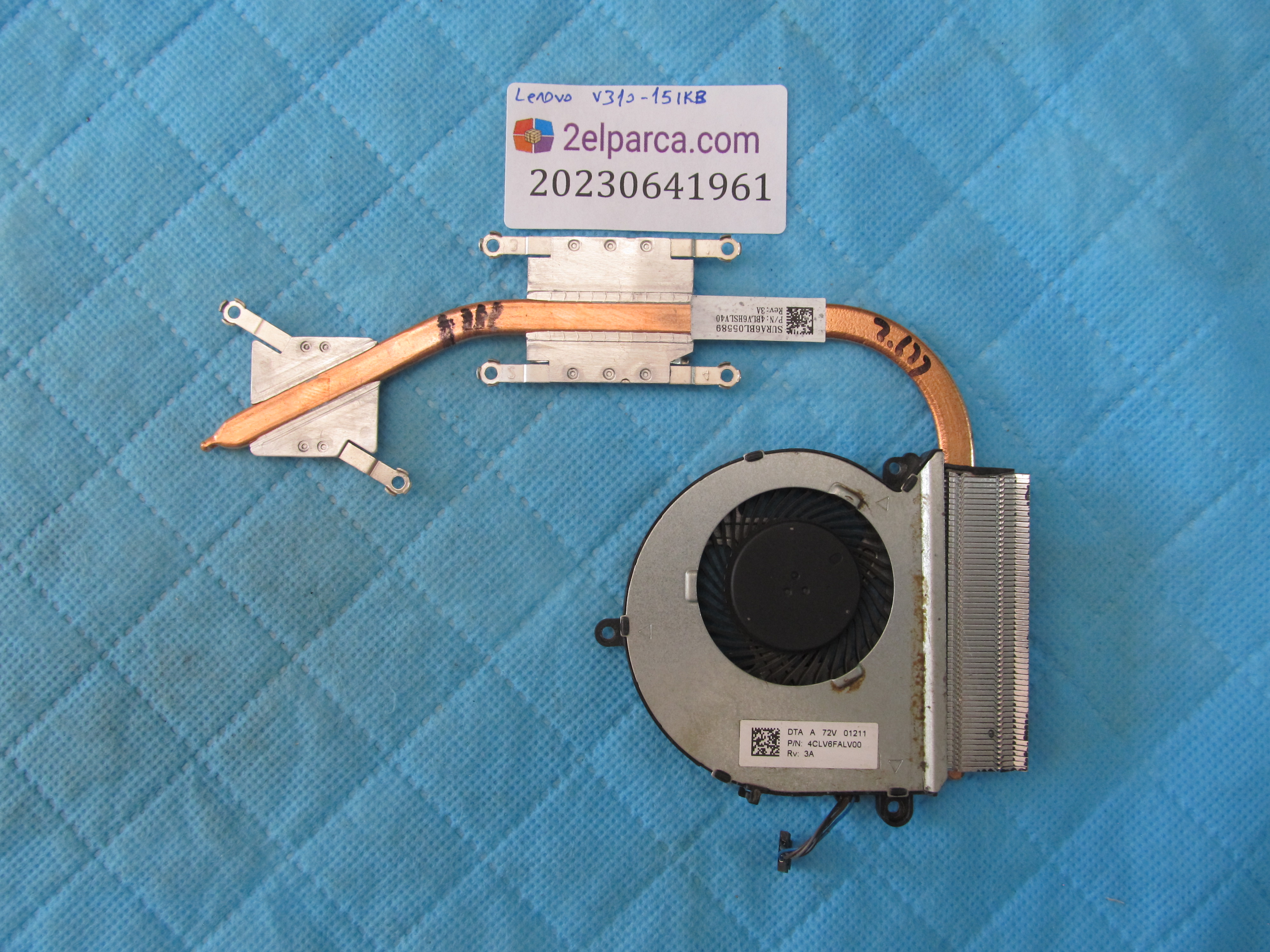 Lenovo v310-15ikb fan bakir soğutucu (heatsink) orjinal ürün