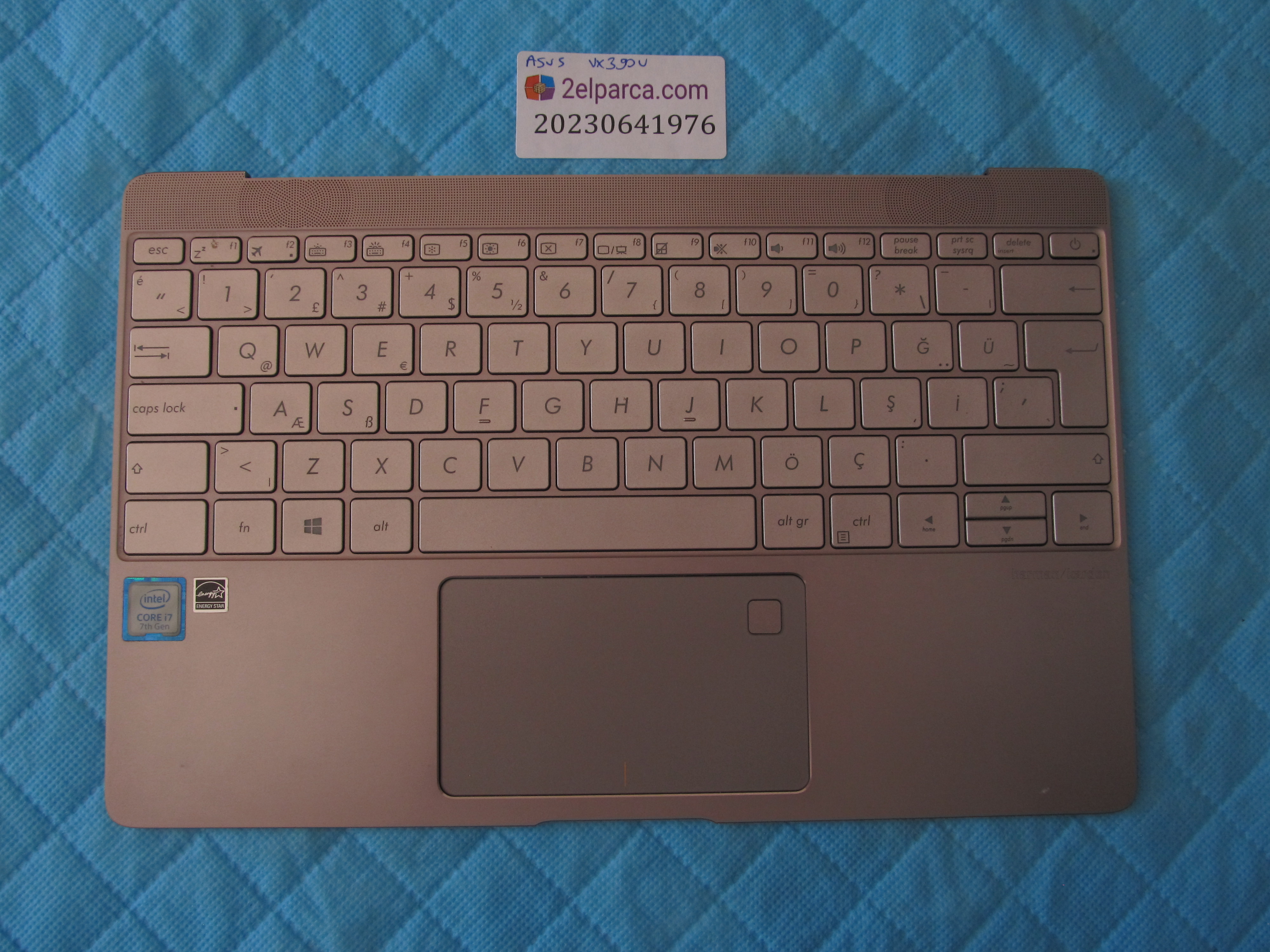 Asus ux390 üst kasa ux390u klavye kasa full set orjinal ürün