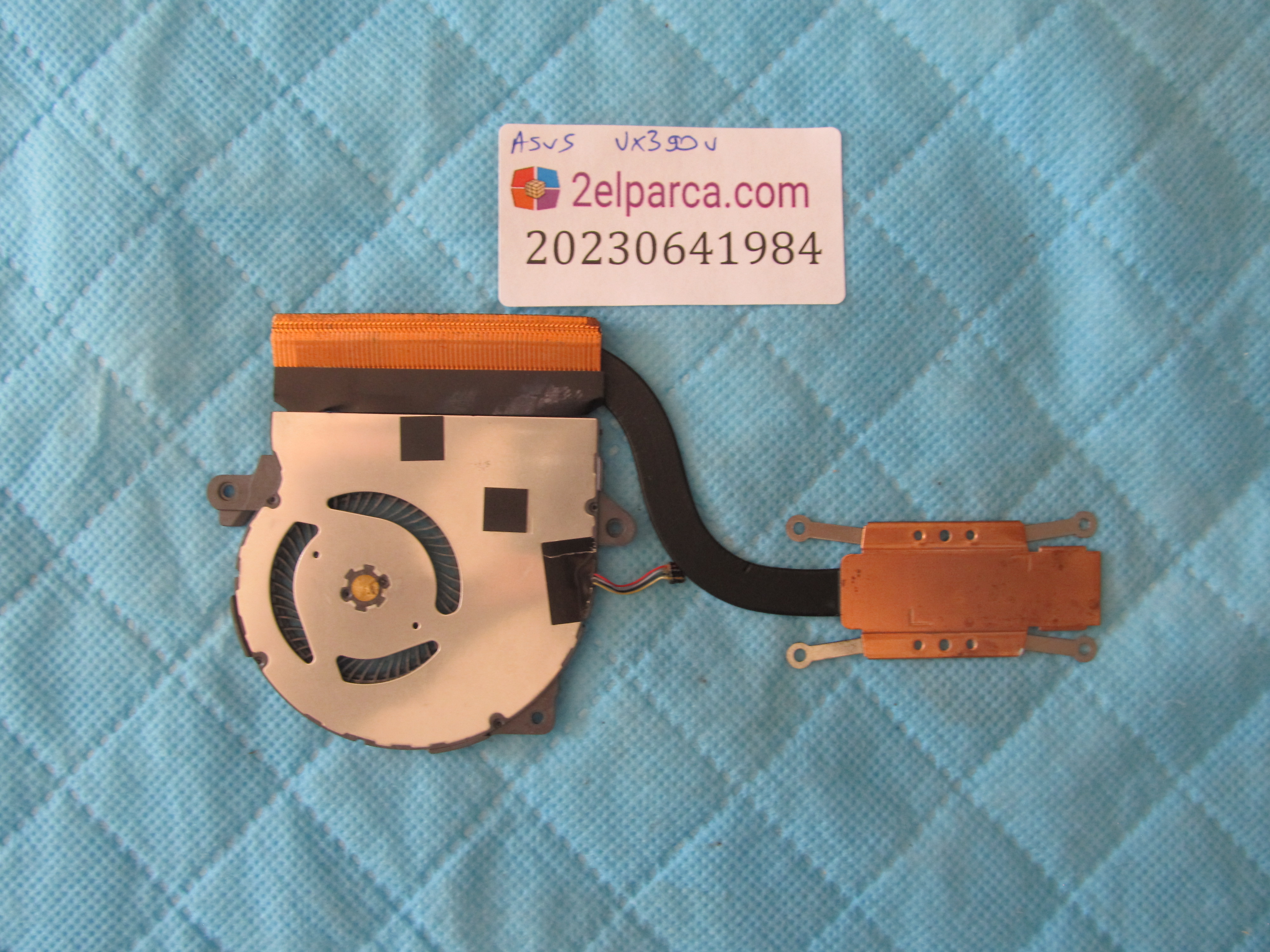 ASUS Asus ux390 fan soğutucu bakir ux390u heatsink orjinal ürün küçük görsel 2