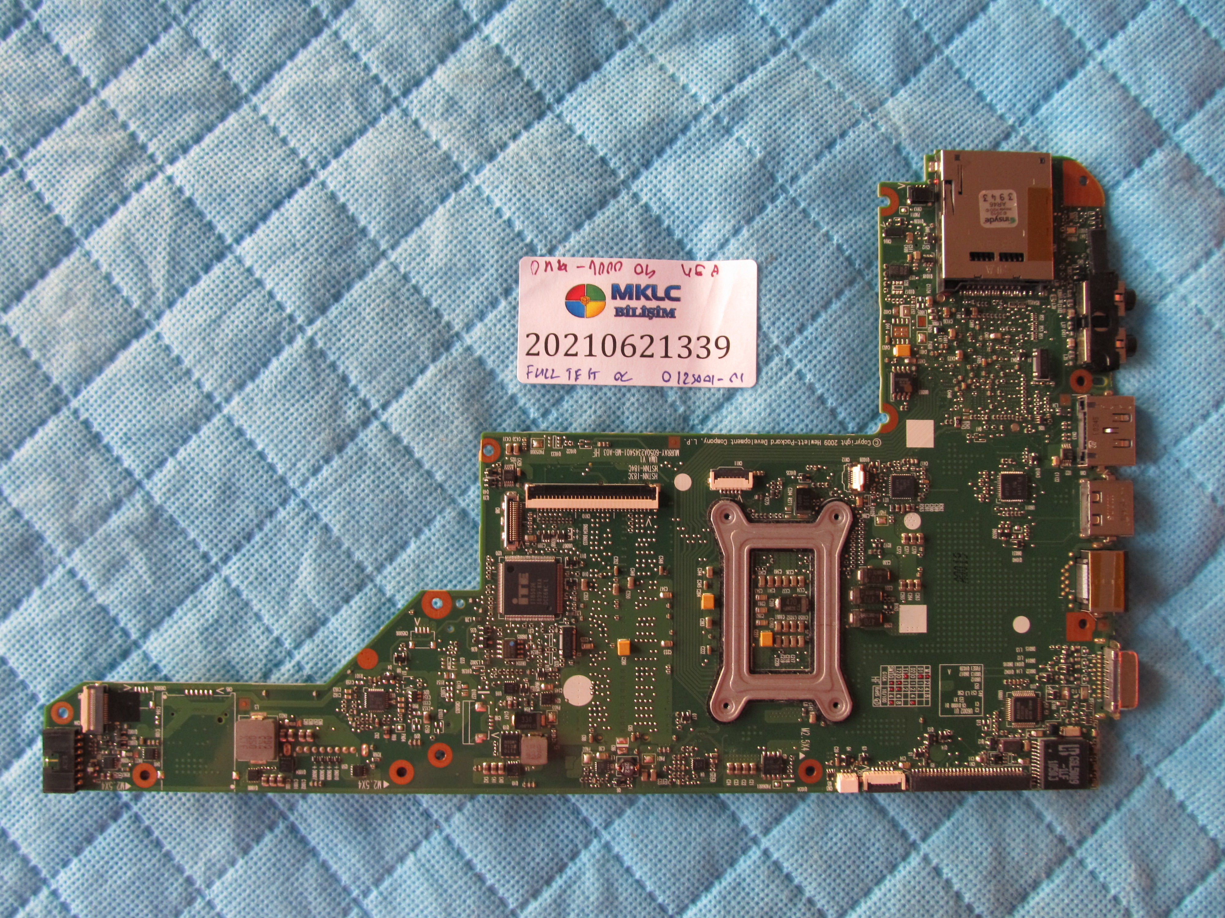 HP Hp dm4 1000 anakart 608204-001 anakart  ob vga orjinal sifir küçük görsel 2