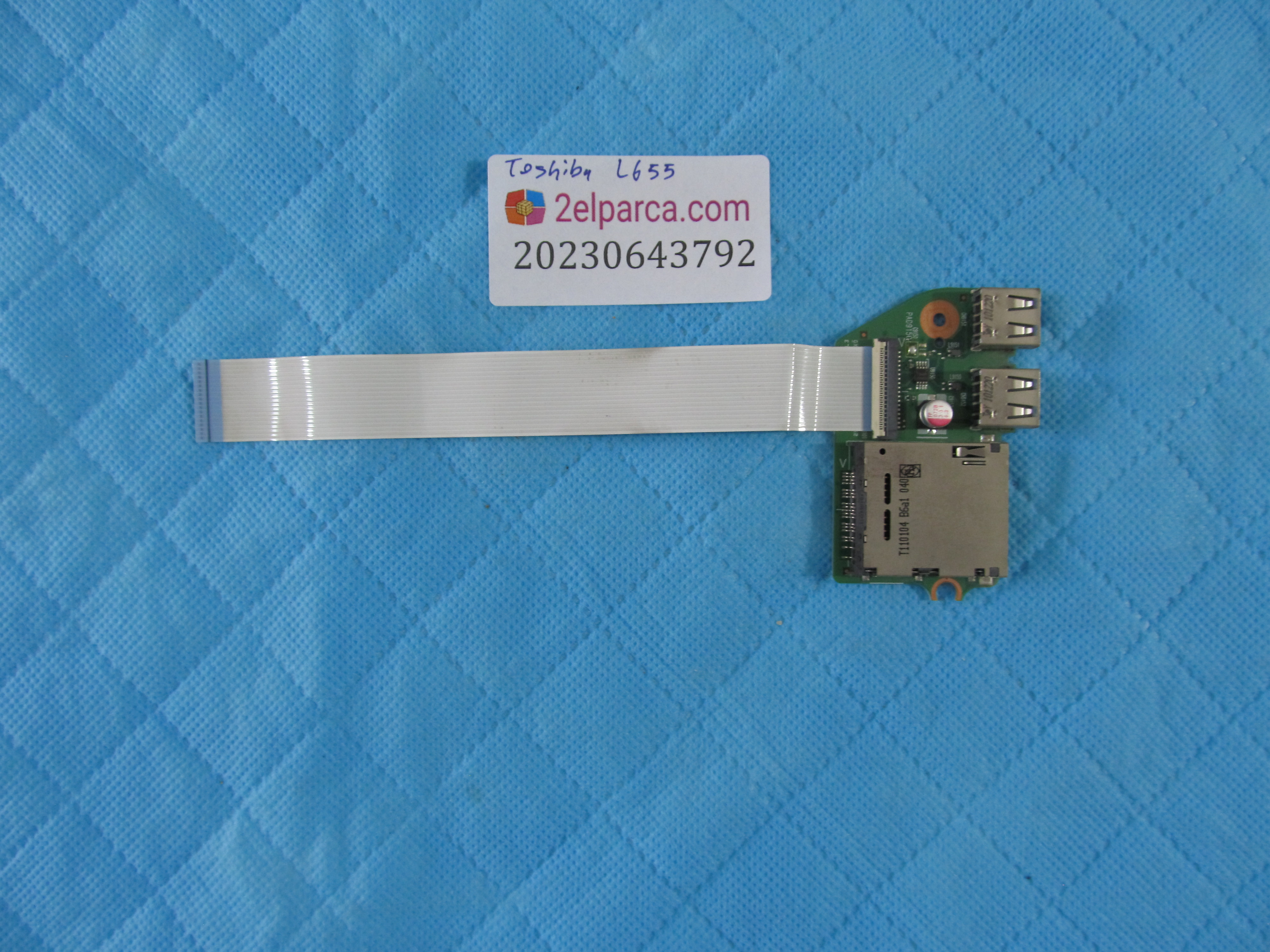 TOSHİBA Toshiba l655 usb board kart okuyucu flex orjinal ürün küçük görsel 2