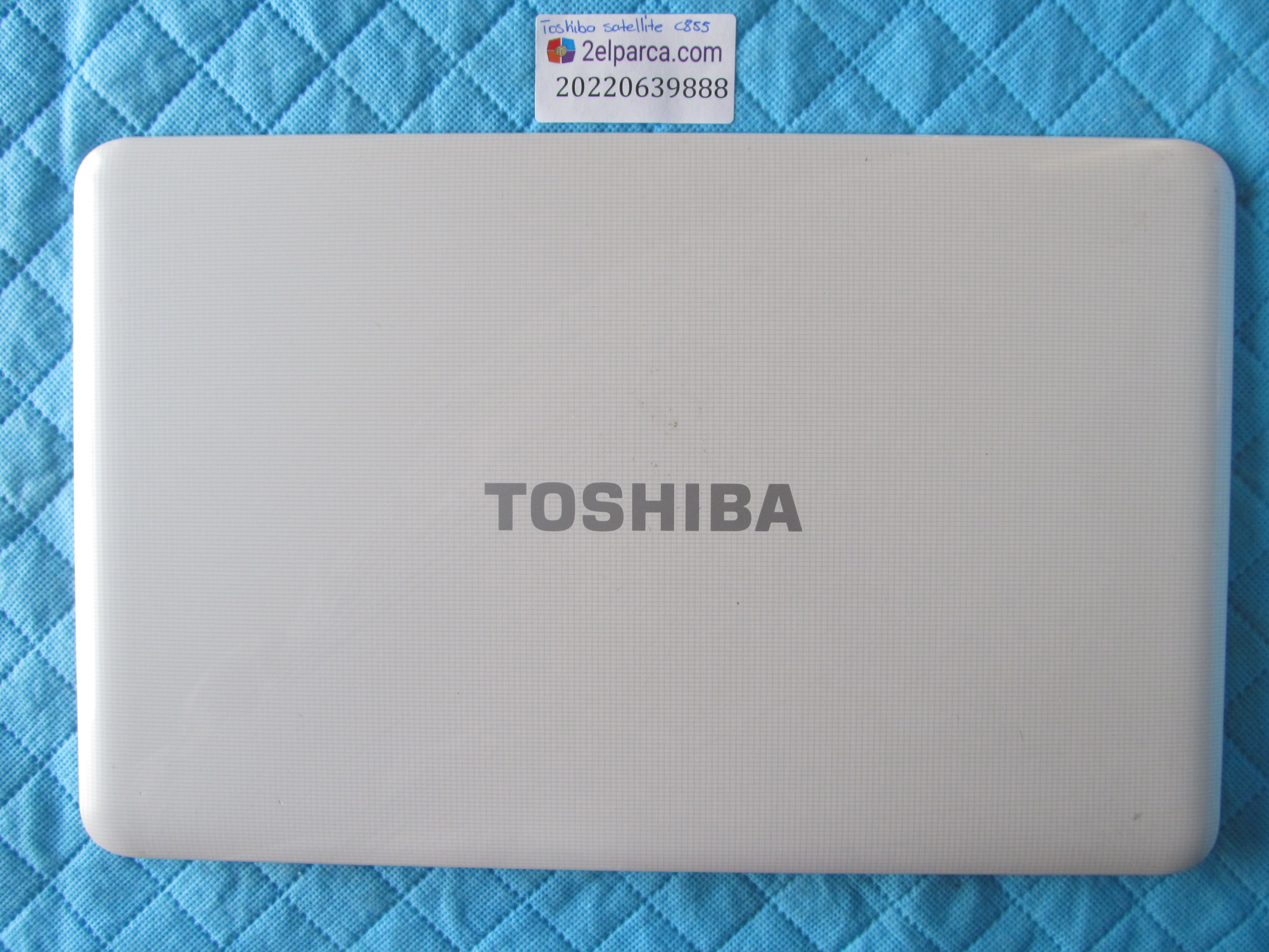 TOSHİBA Toshiba c855 arka kapak lcd back cover (3 vida yeri tamirli) küçük görsel 2