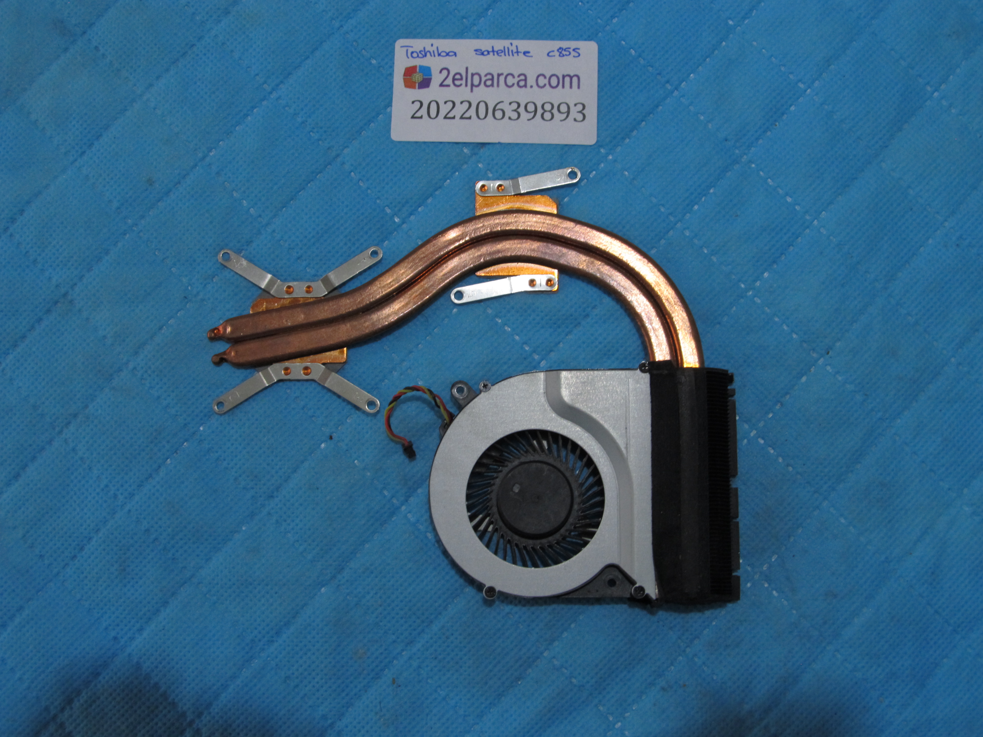 Toshiba c855 fan bakir soğutucu (heatsink) orjinal ürün