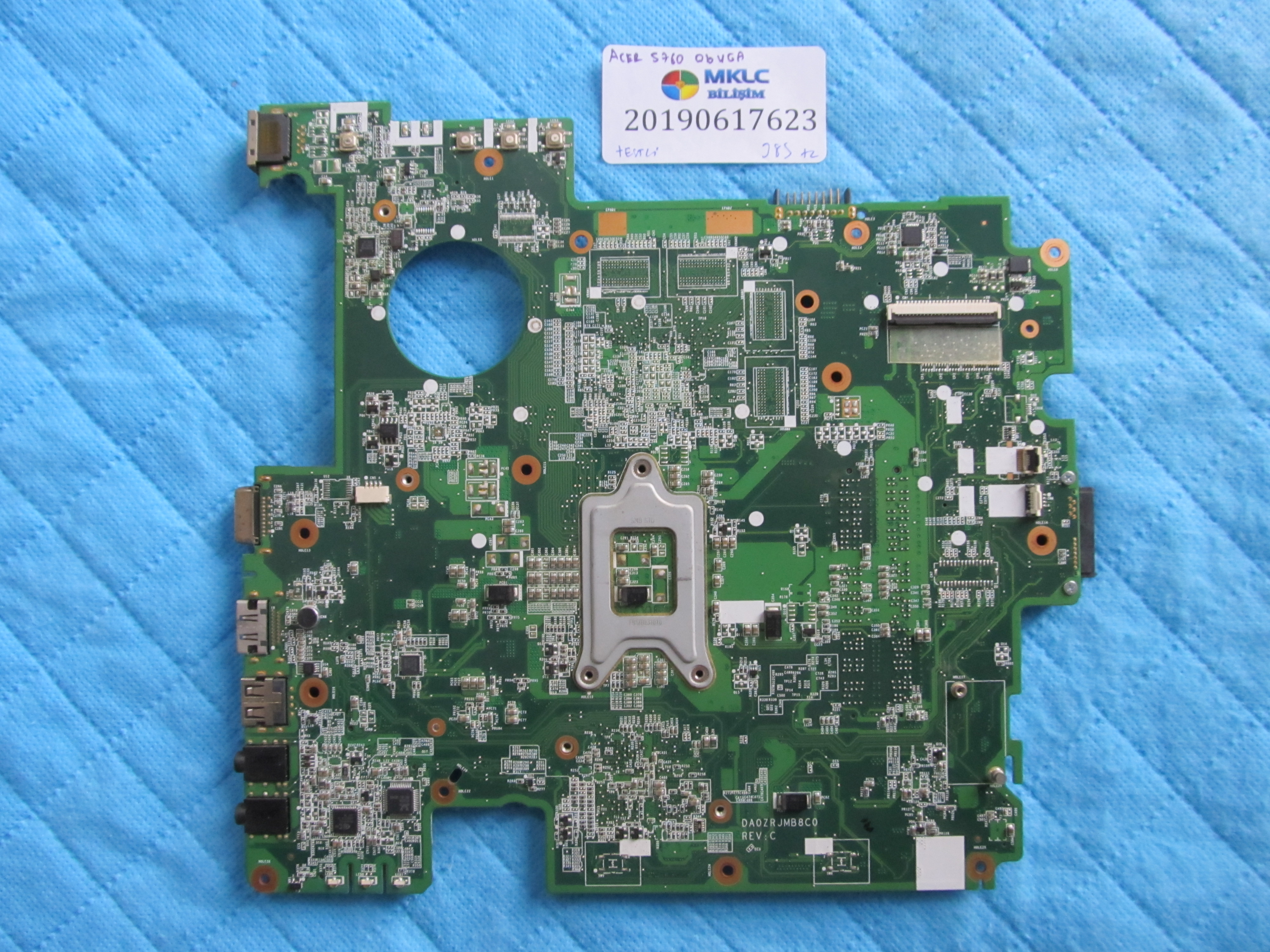 ACER Acer 5760 anakart da0zr jmb8c0 anakart   onboard ekran kartli anakart küçük görsel 2