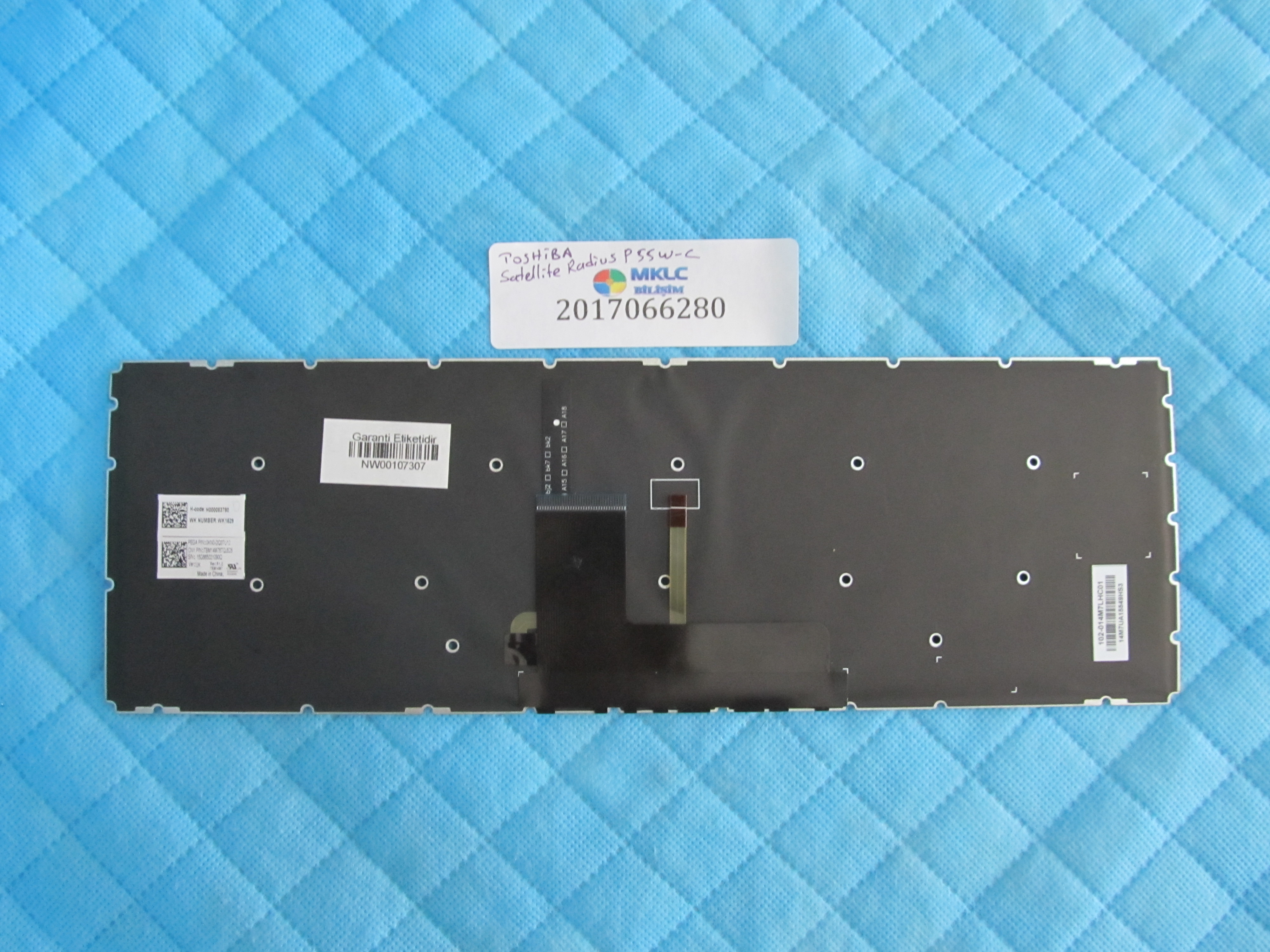 TOSHİBA Toshiba p55 klavye işikli tr q orjinal ürün küçük görsel 2