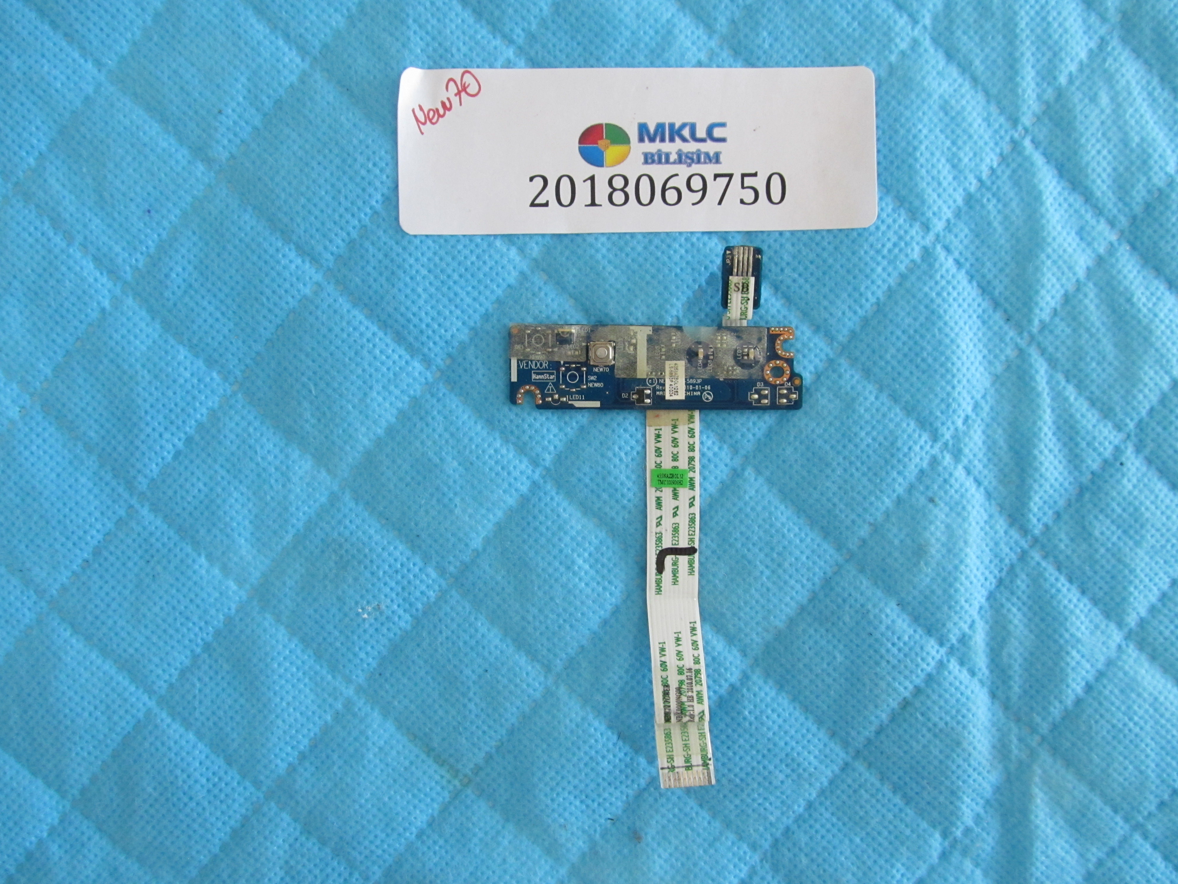 PACKARD BELL Packardbell new70 tetik karti ve flex orjinal ürün küçük görsel 2