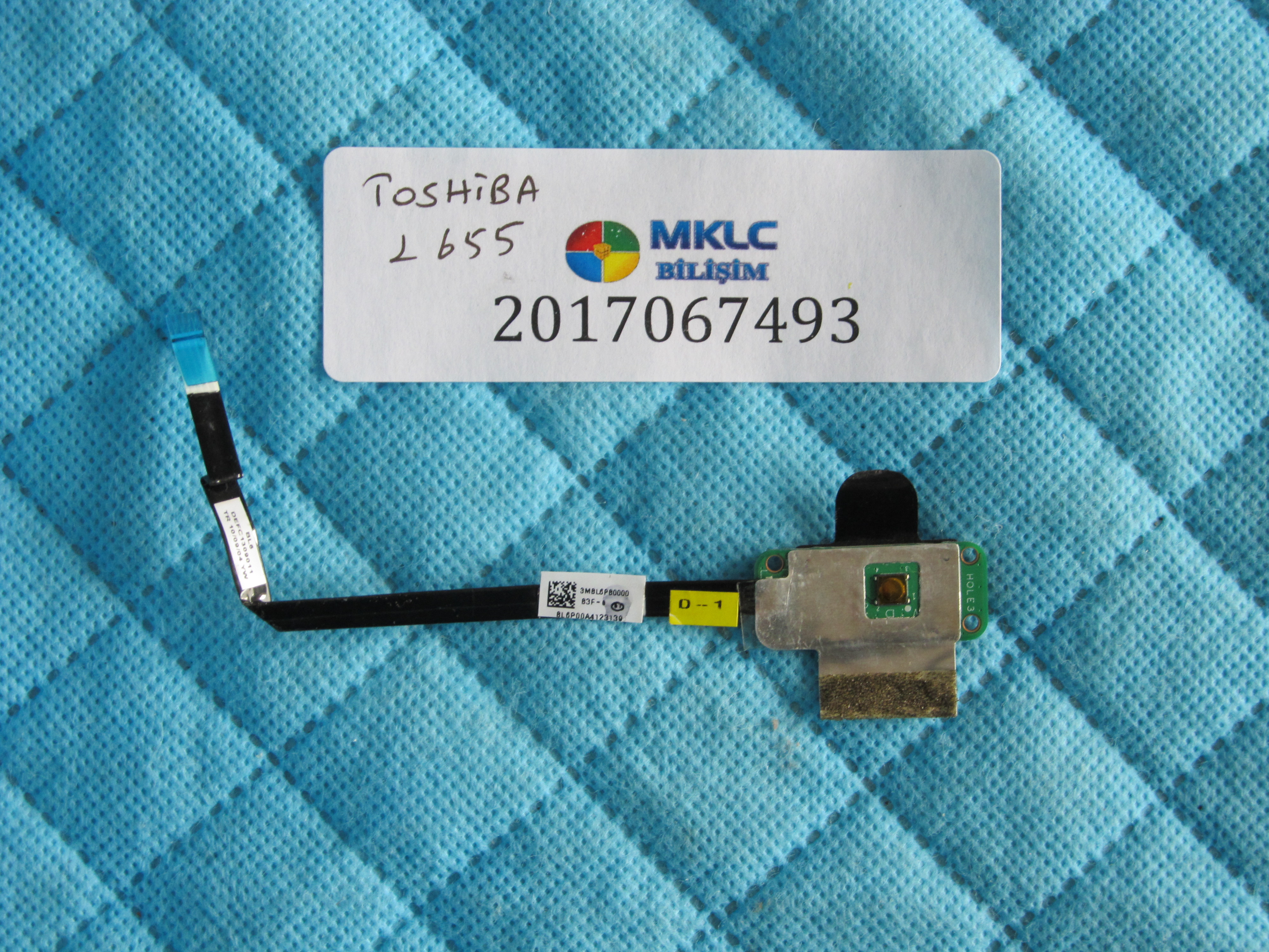 Toshiba l655 tetik karti ve flex orjinal ürün