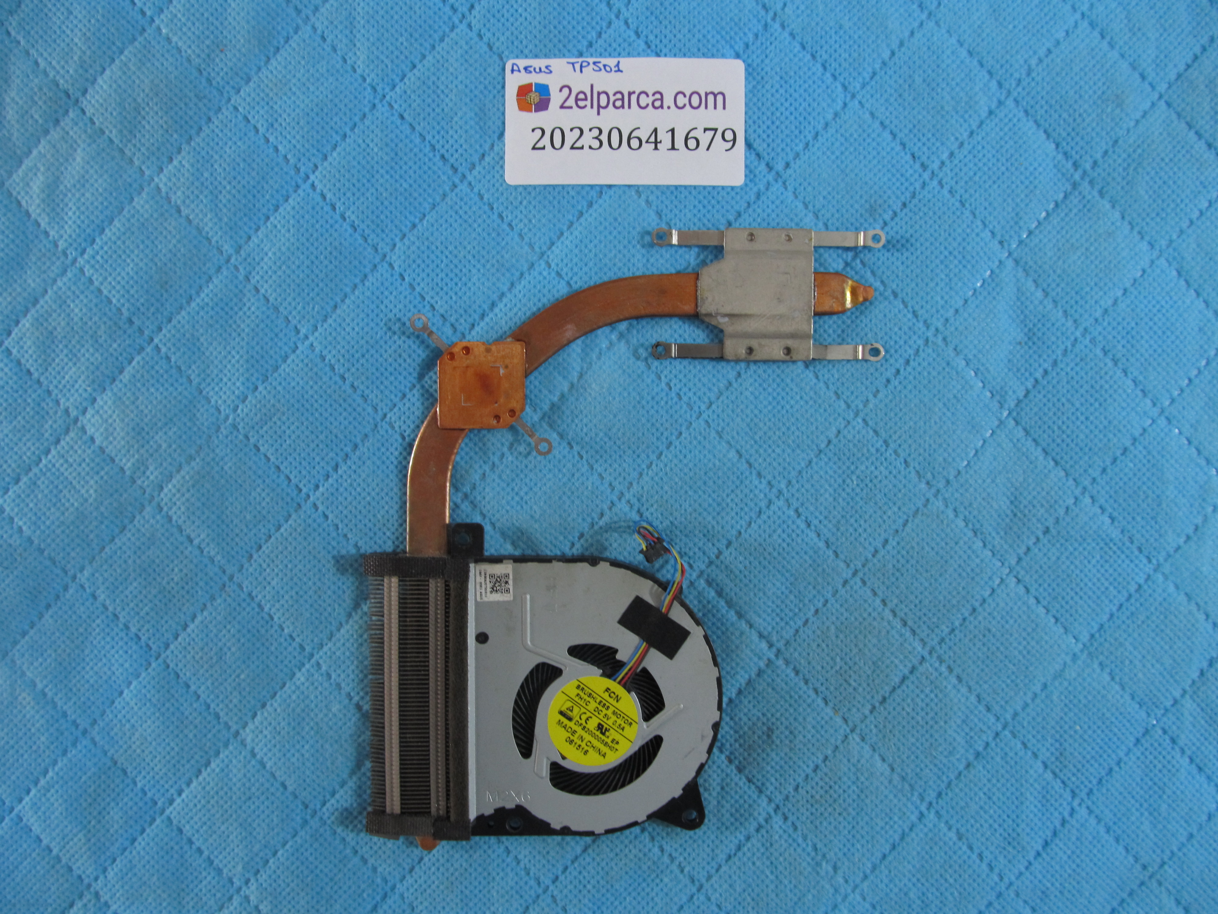 ASUS Asus tp501u fan bakir soğutucu (heatsink) orjinal ürün küçük görsel 2