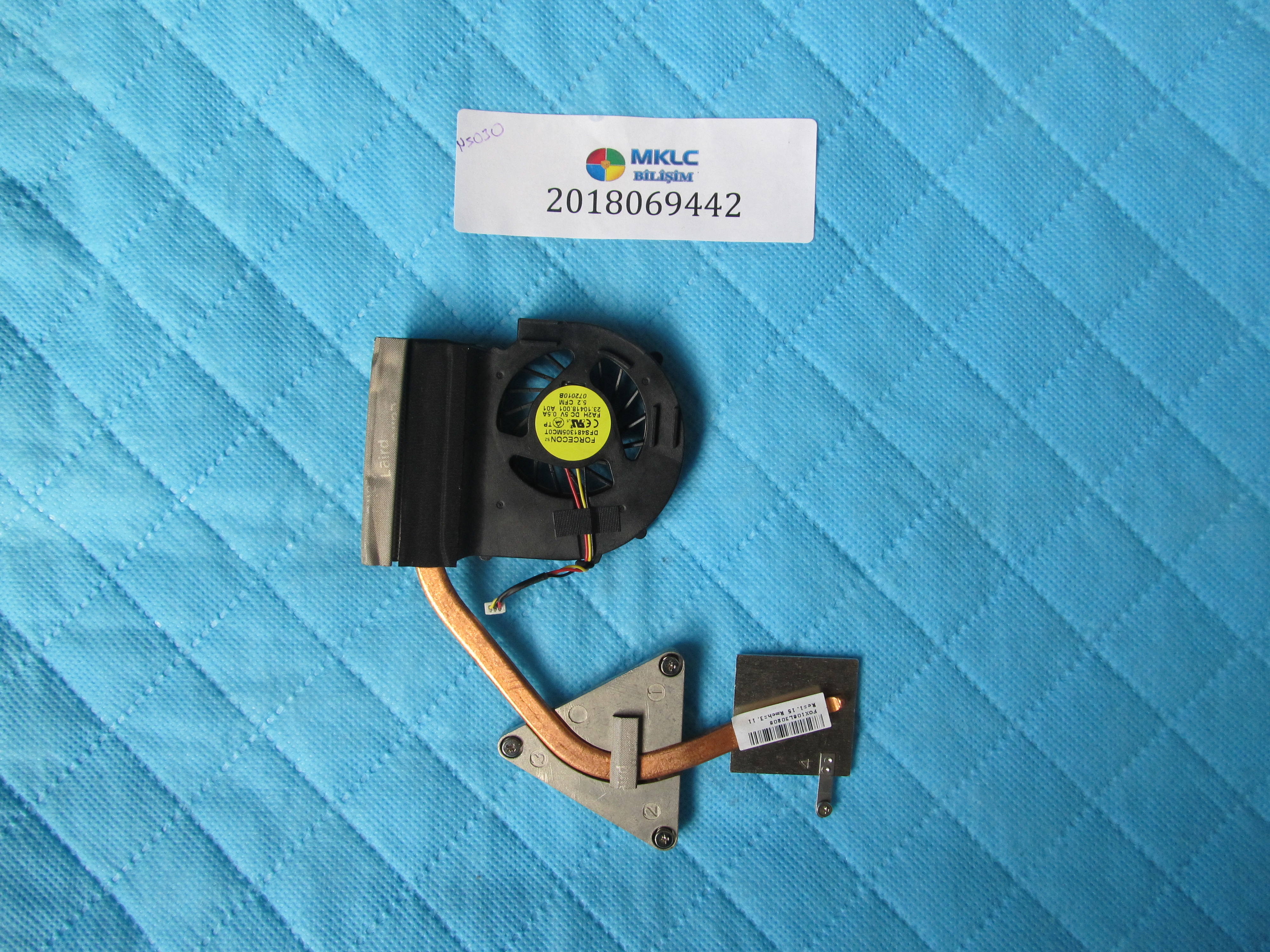 Dell n5030 fan bakir soğutucu (heatsink)