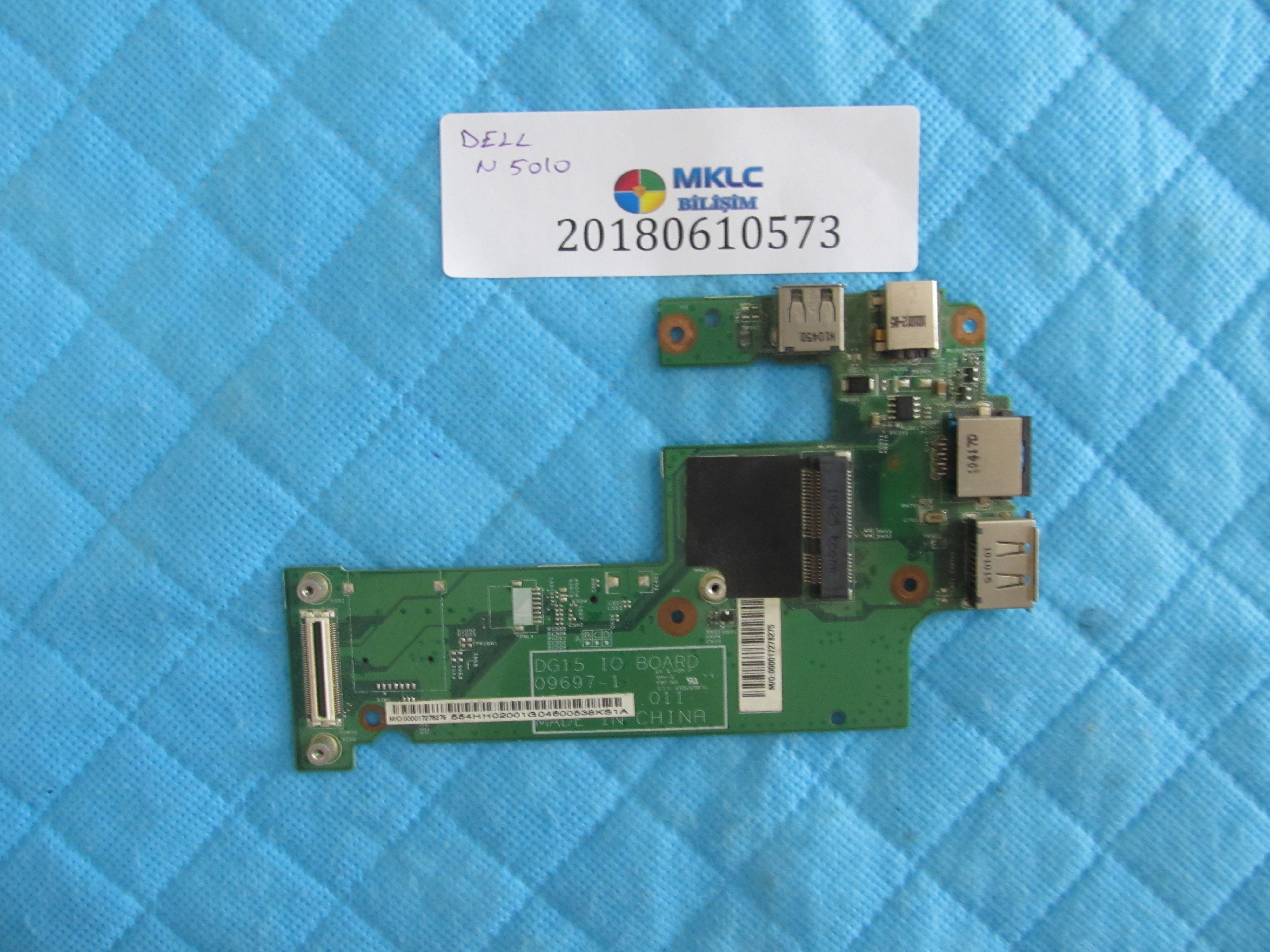 Dell n5010 usb-ethernet ve ses karti dc board