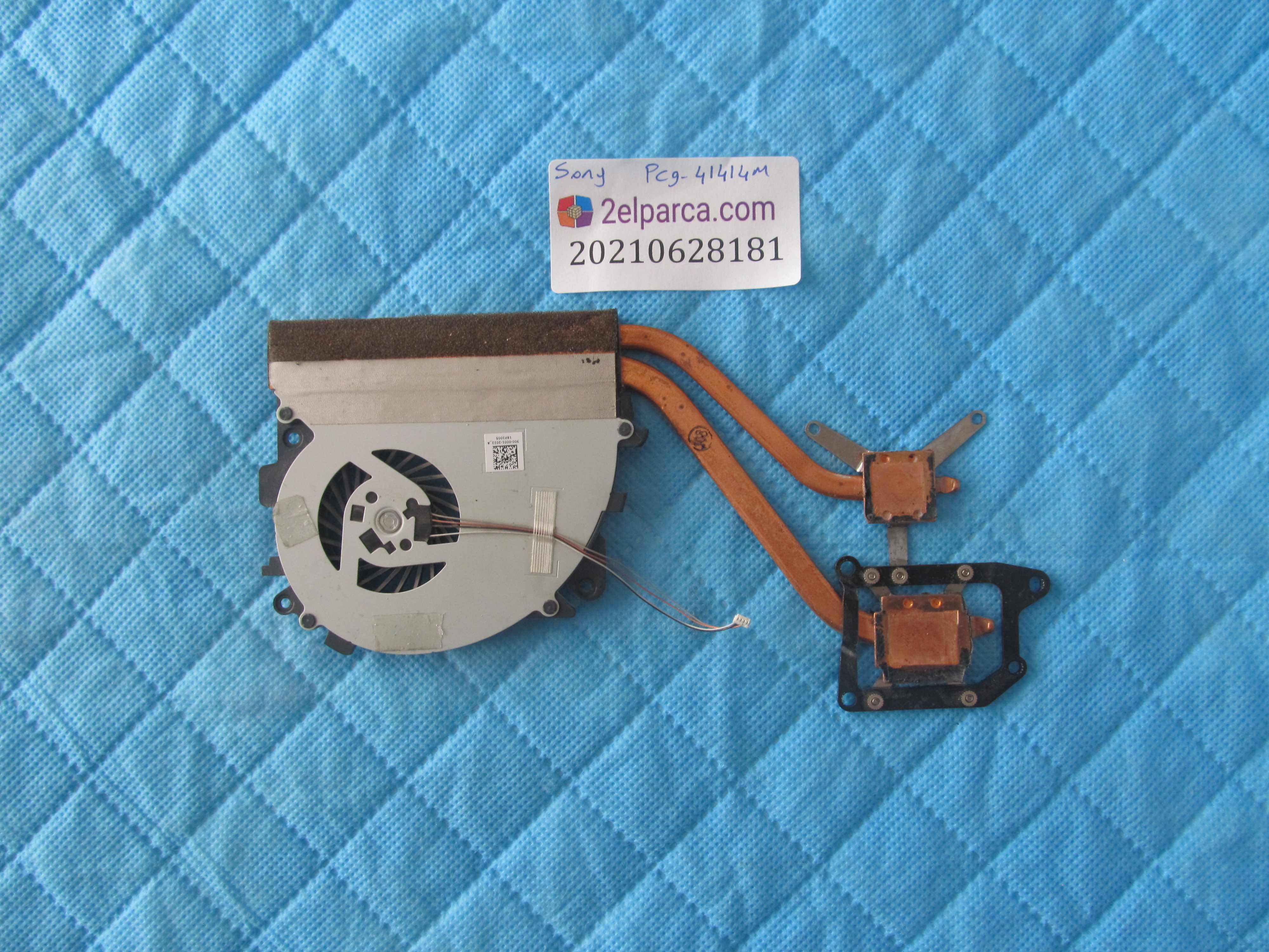 SONY Sony pcg-41414m fan bakir soğutucu (heatsink) küçük görsel 2