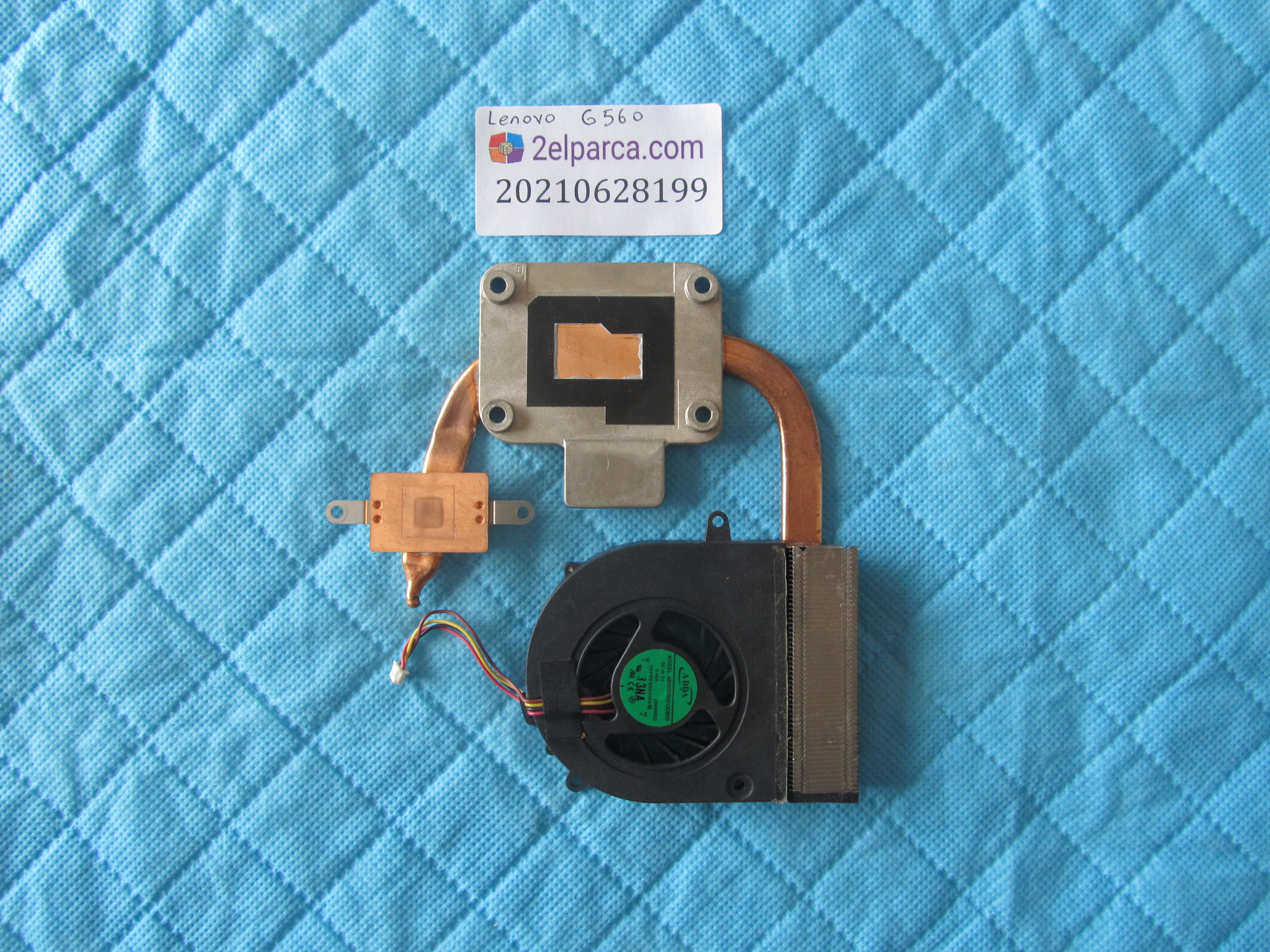 LENOVO Lenovo g560 fan bakir soğutucu (heatsink) küçük görsel 2