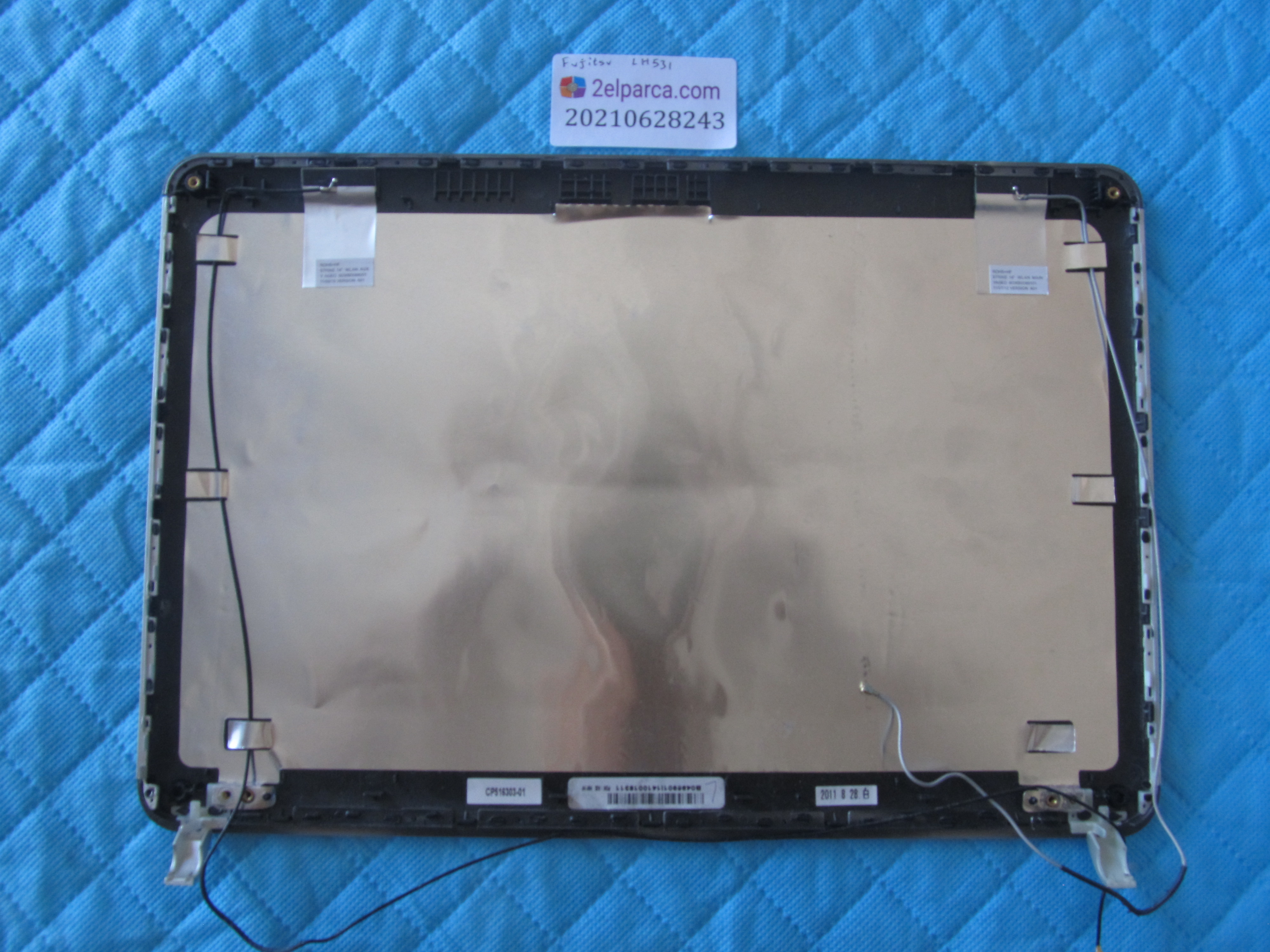 FUJİTSU Fujitsu lh531 arka kapak lcd back cover (2 vida yeri eksik) küçük görsel 2