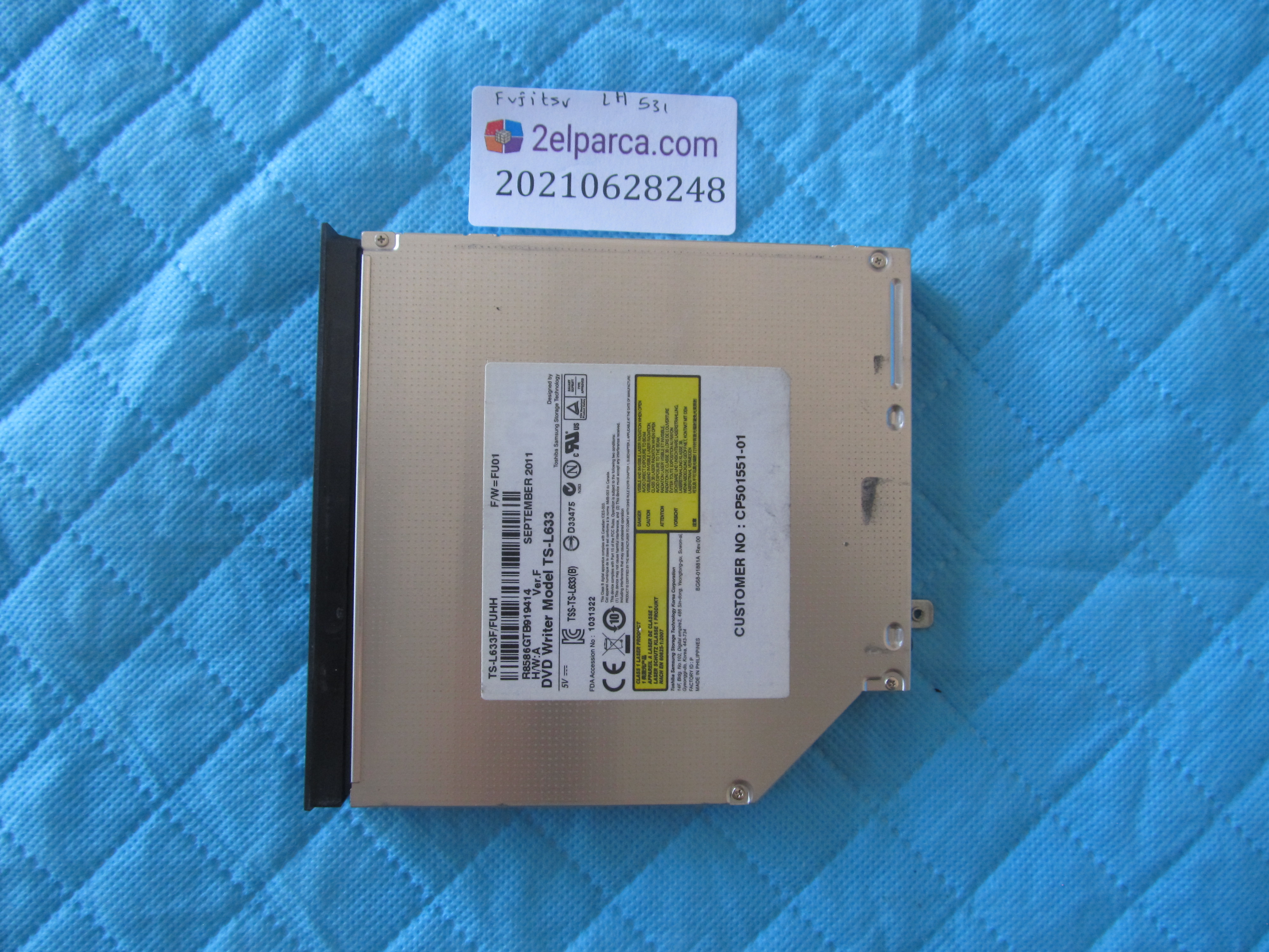 FUJİTSU Fujitsu lh531 dvd küçük görsel 2