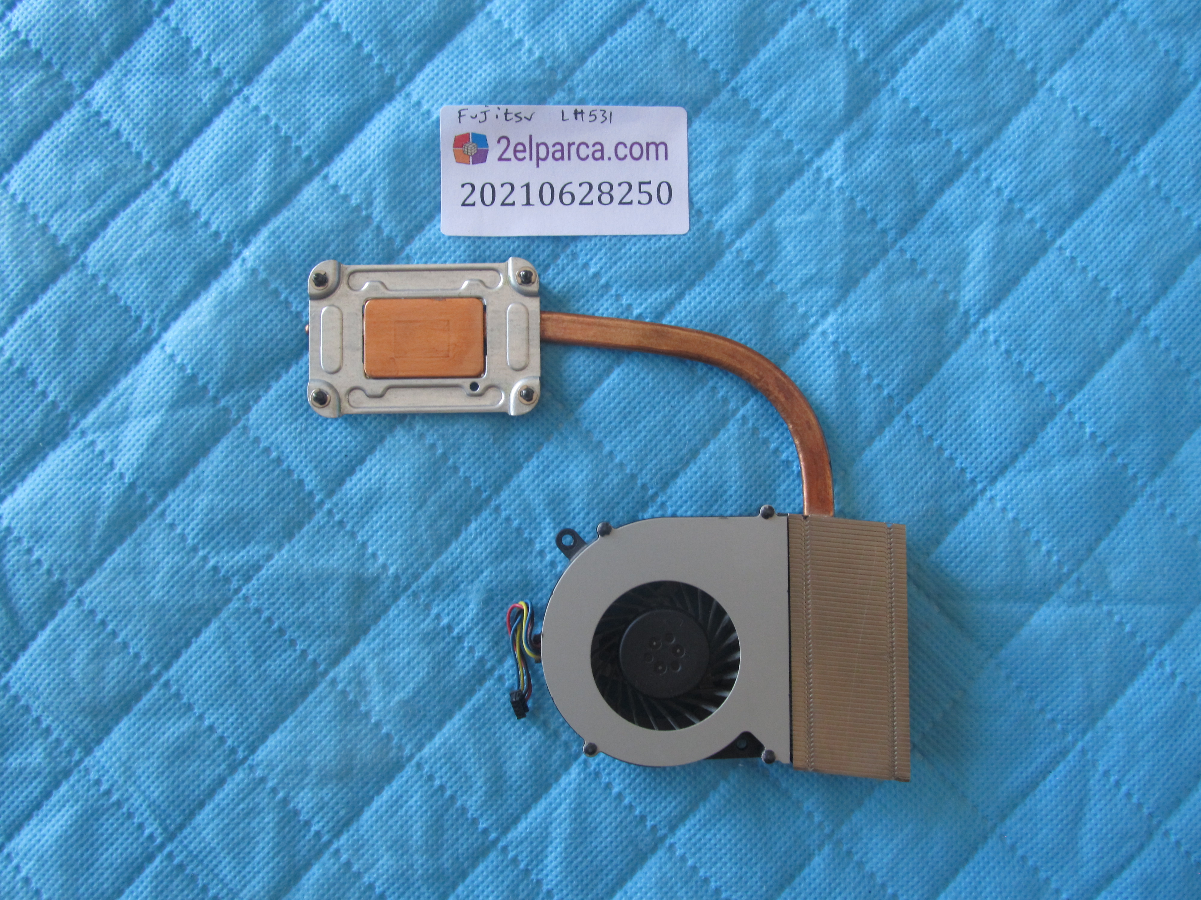 FUJİTSU Fujitsu lh531 fan bakir soğutucu (heatsink) küçük görsel 2