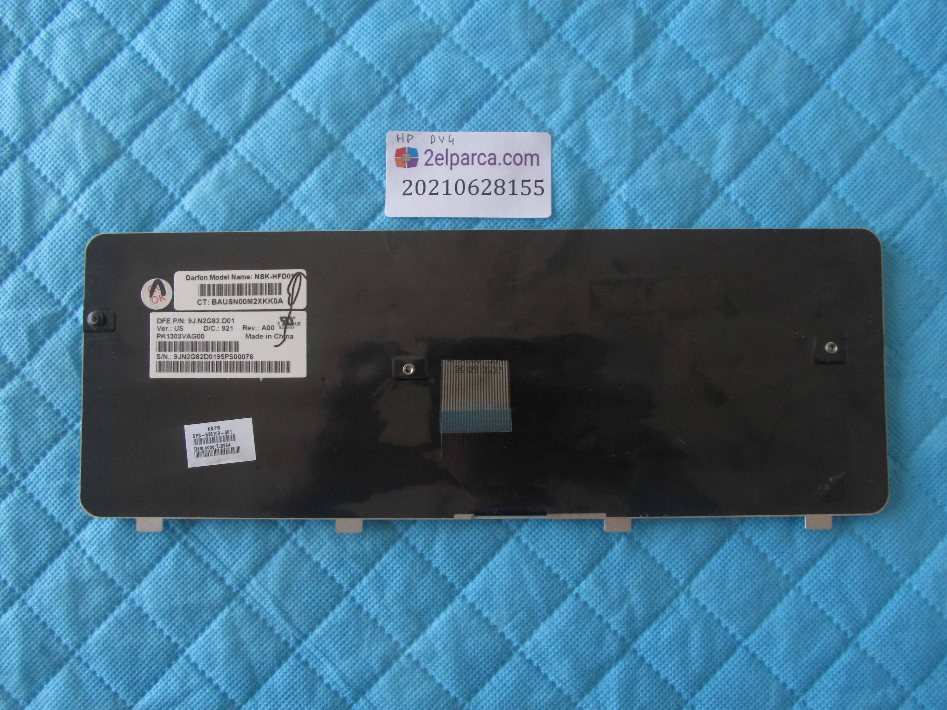 HP Hp dv4-1000 klavye tr q küçük görsel 2