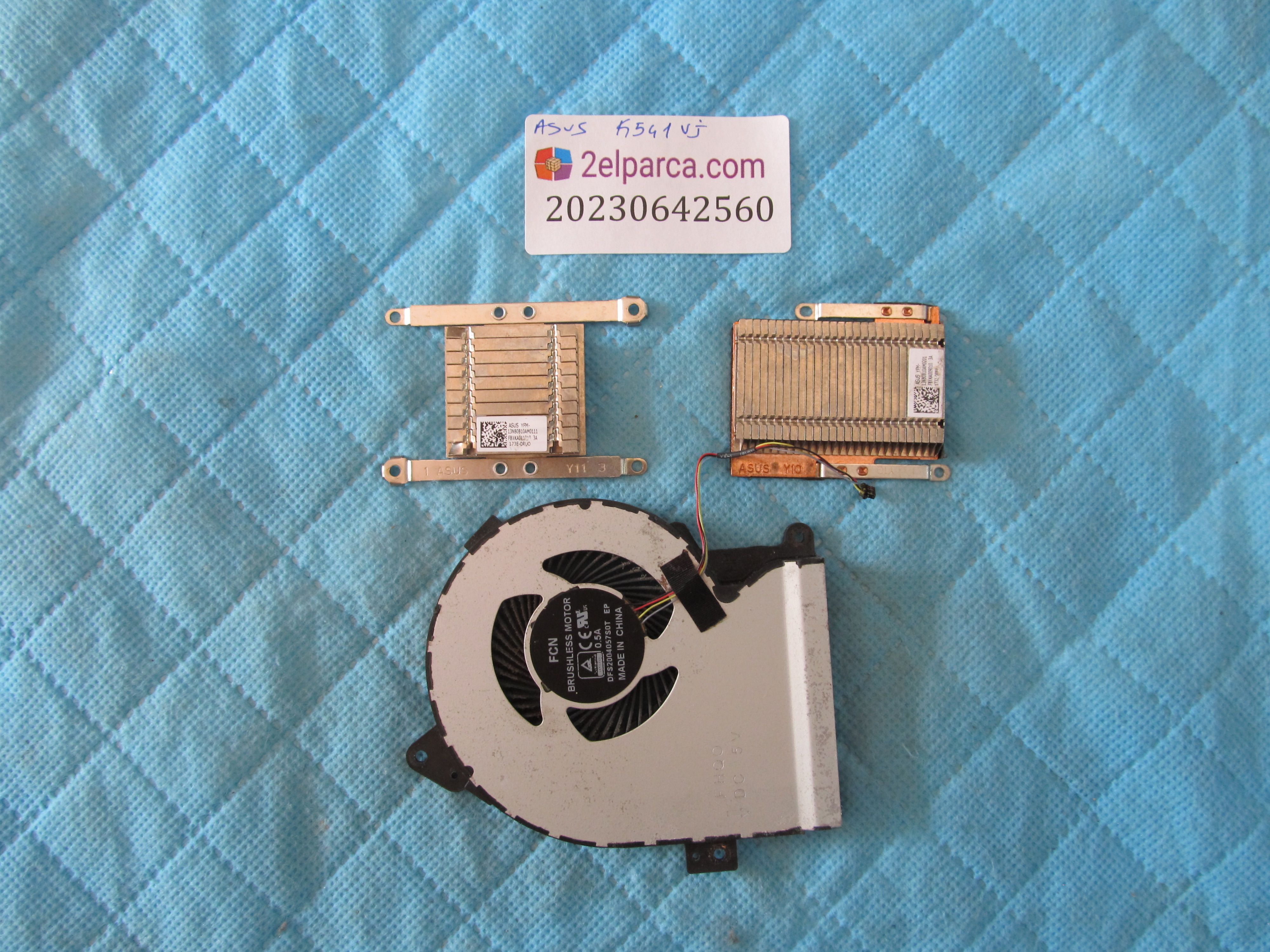 Asus x541u fan bakir soğutucu (heatsink) orjinal ürün
