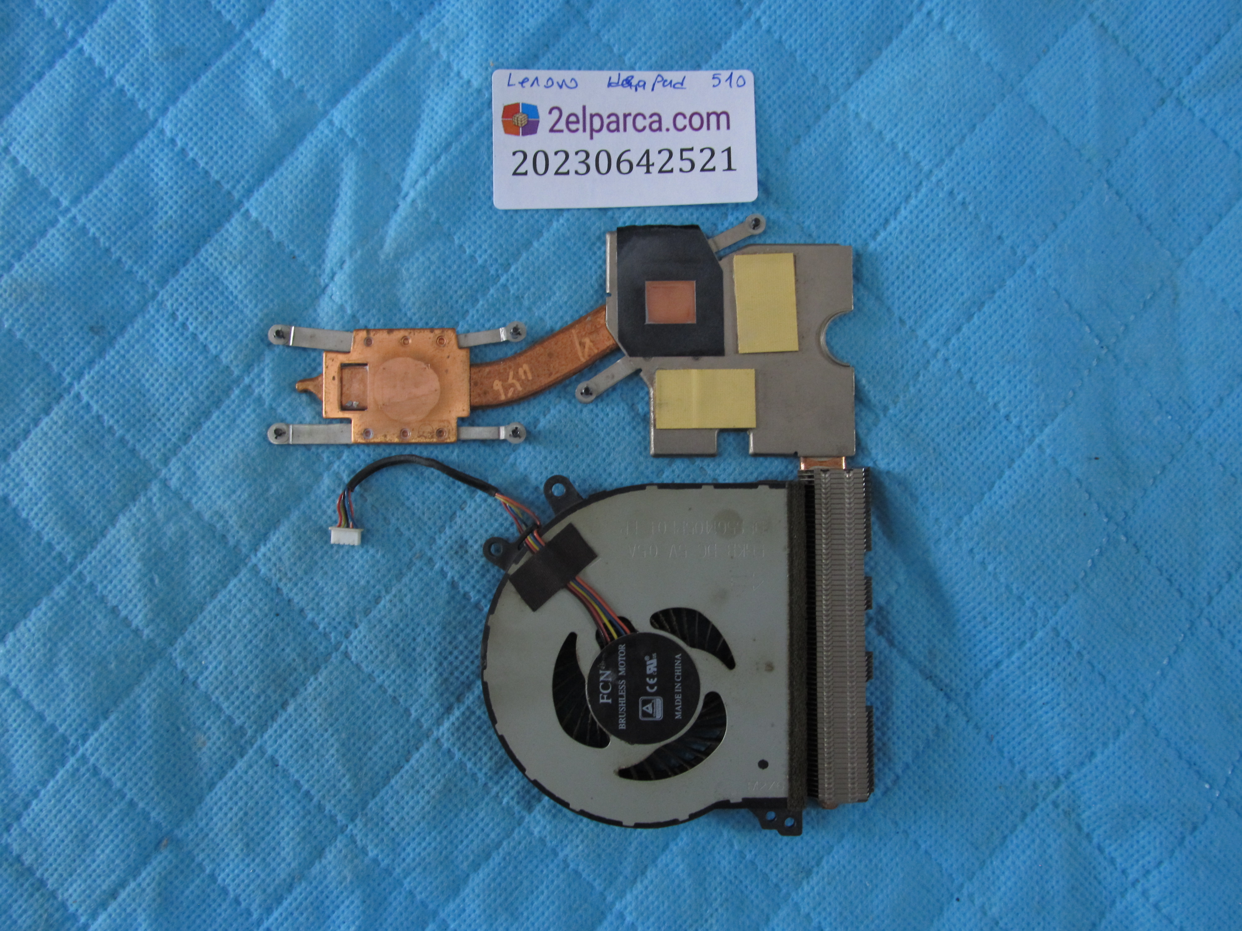 LENOVO Lenovo ideapad 510 fan soğutucu bakir heatsink orjinal ürün küçük görsel 2